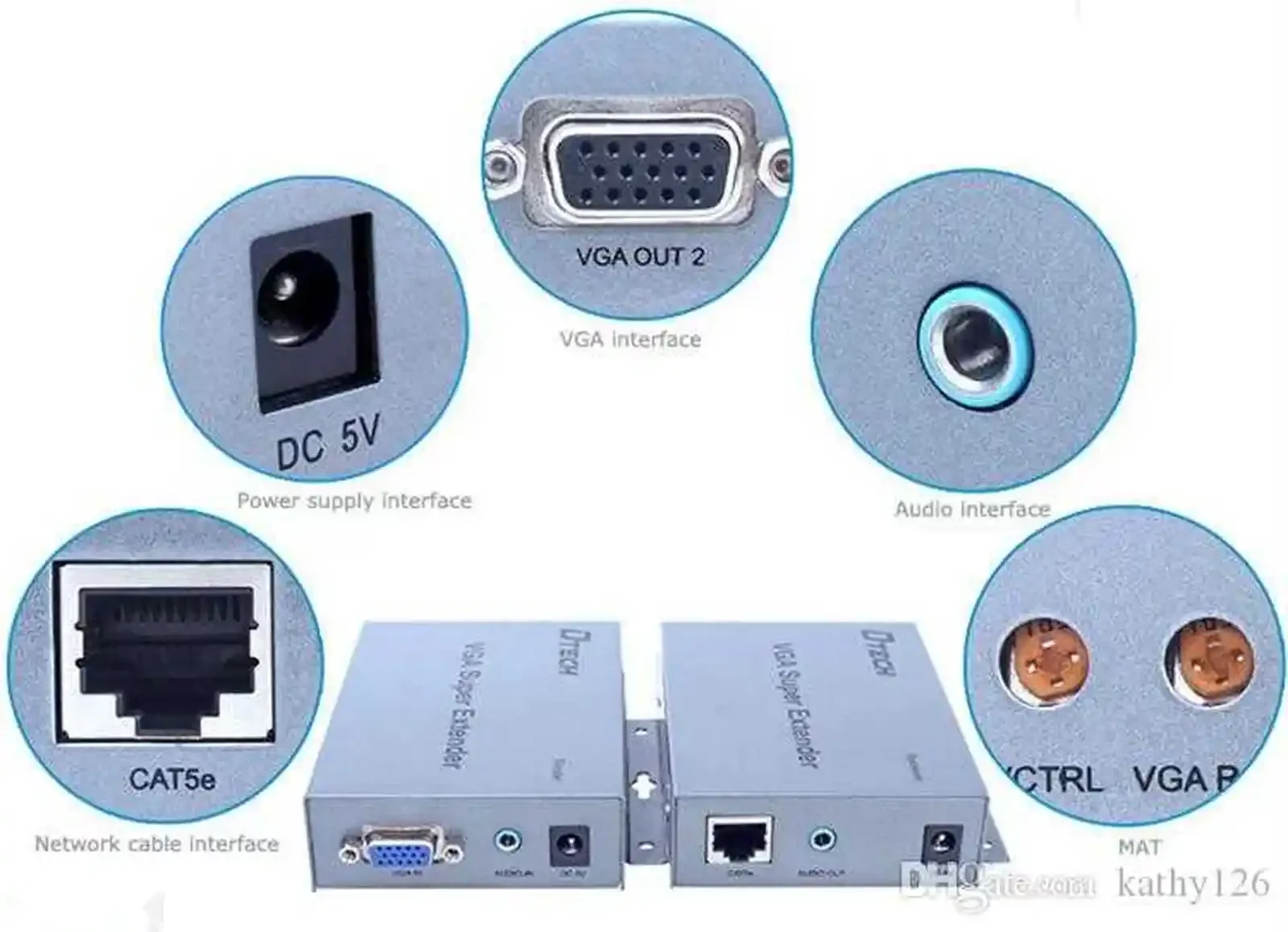 VGA удлинитель 300м — фото 5