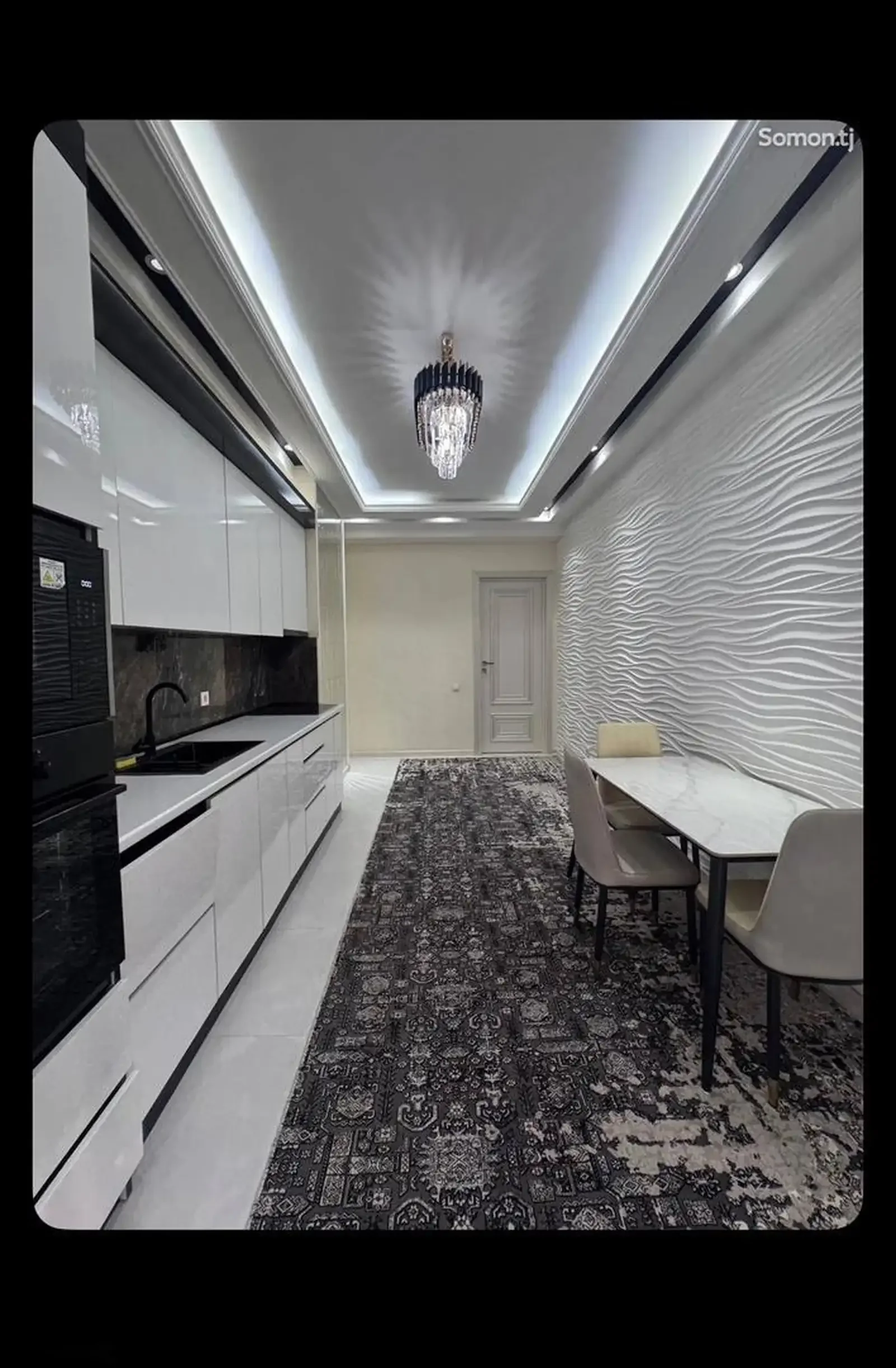 2-комн. квартира, 16 этаж, 105м², Сомони — фото 4