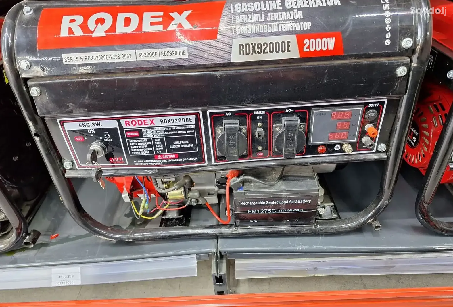 Генератор 2.8кВт Rodex