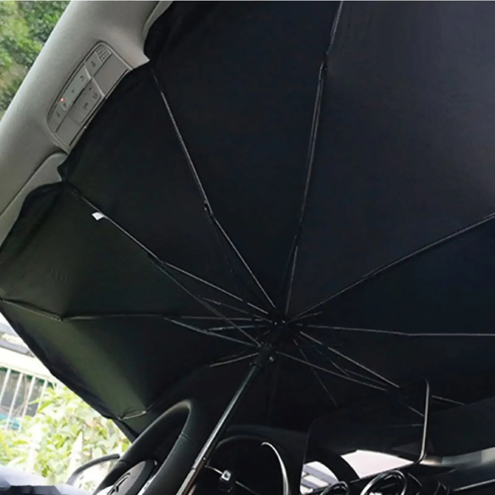 Зонтик для авто Green Lion Car Windshield Sunshade Umbrella — фото 5