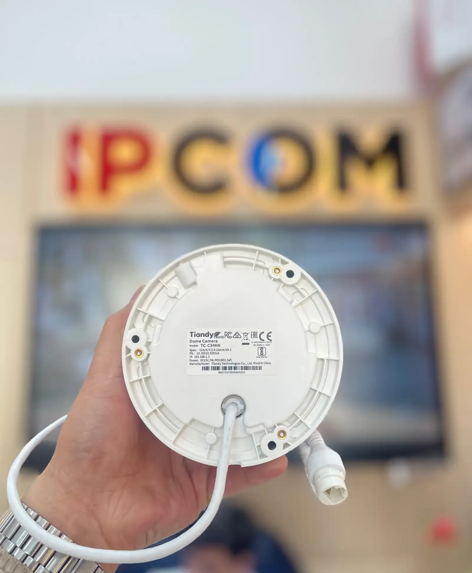 Камера Tiandy TC C34KN I3 A E Y 2.8 12mm V4.2 IP-камера 4 МП