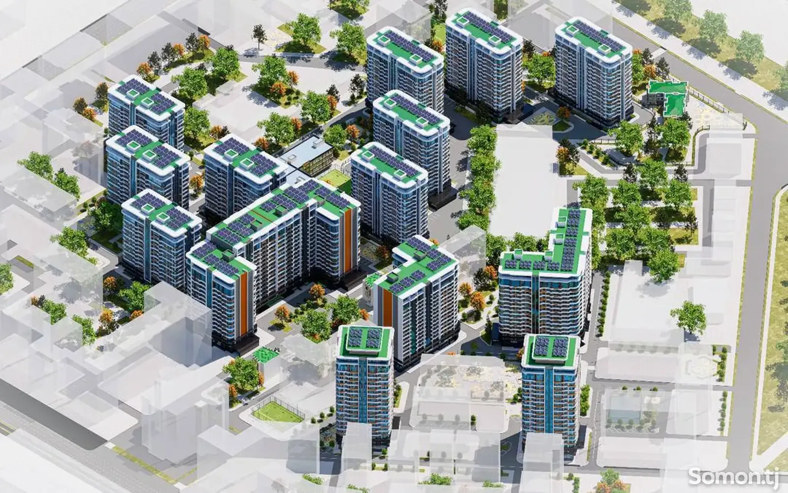 1-комн. квартира, 2 этаж, 48 м², Славянский- Пойтахти Диёрам
