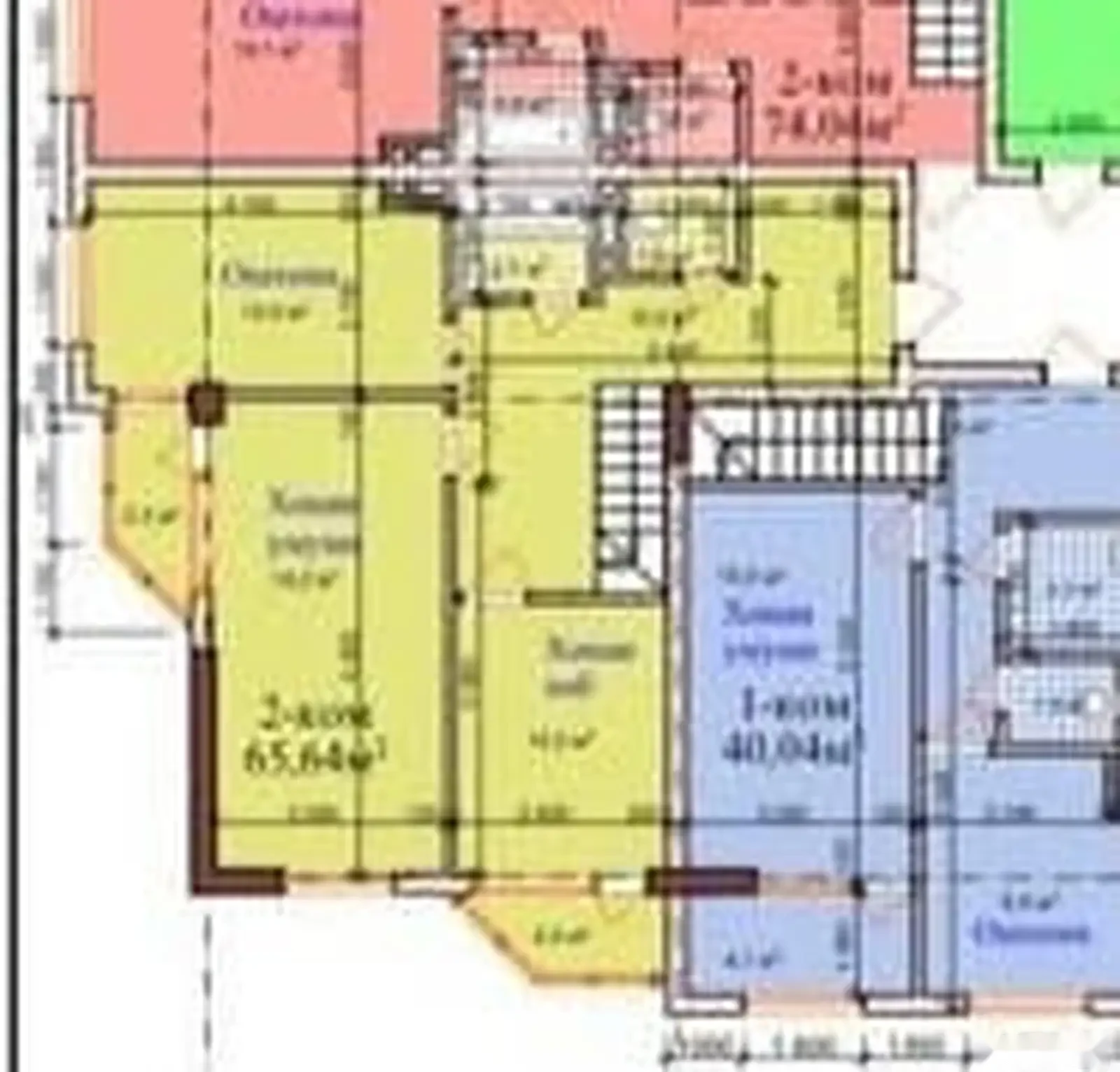 2-комн. квартира, 9 этаж, 66 м², Сино — фото 4