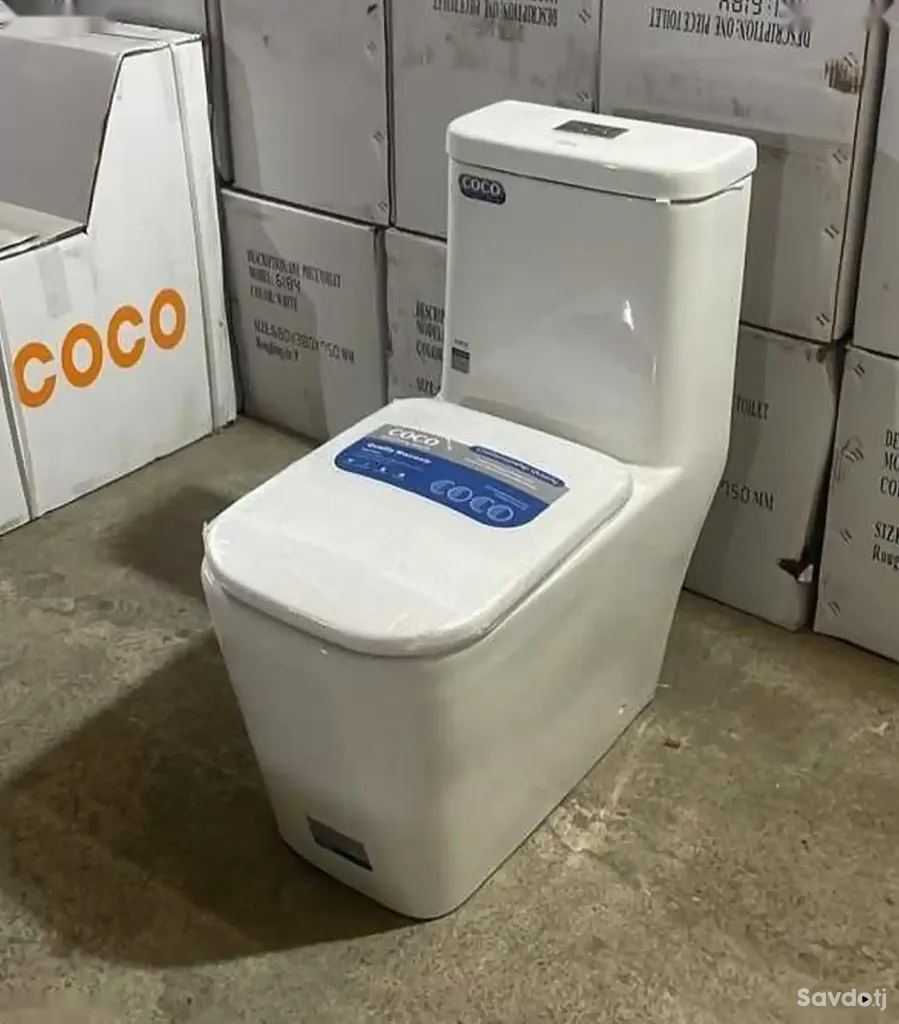 Унитаз Coco с бочком и сиденьем