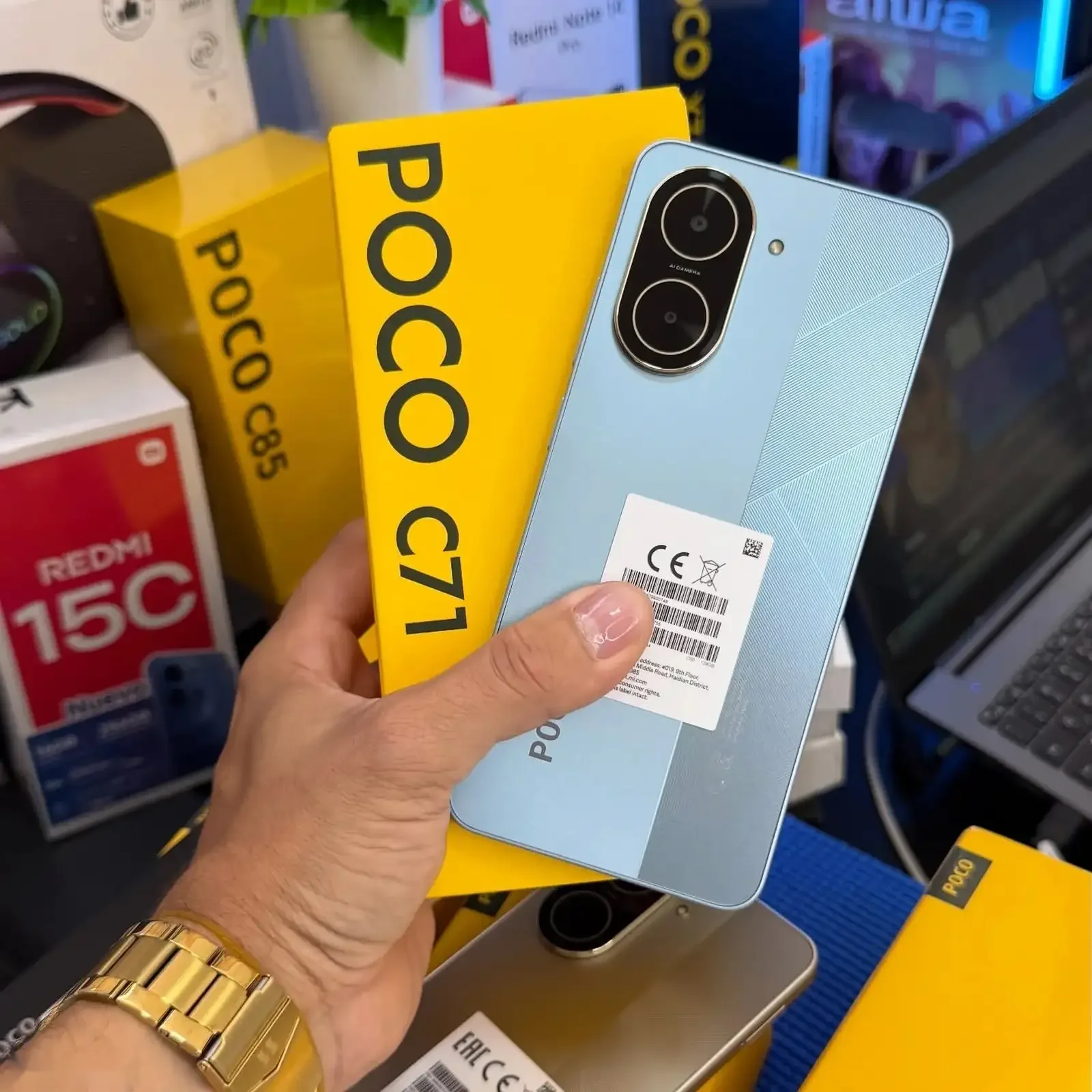 Xiaomi Poco C71 128Gb gold — фото 4
