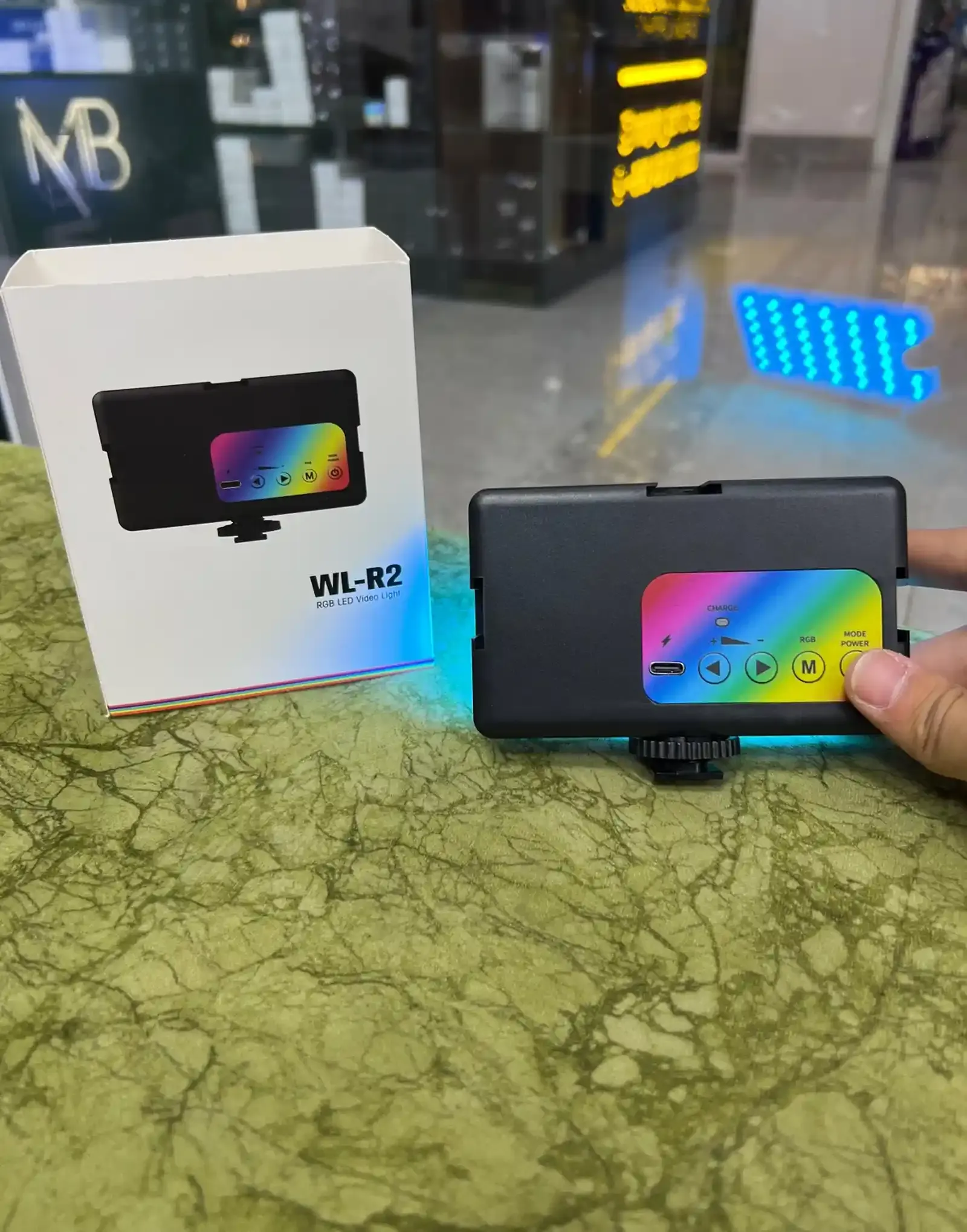 Видео-свет WL-R2 для съёмки фото и видео, осветитель светодиодный LED RGB