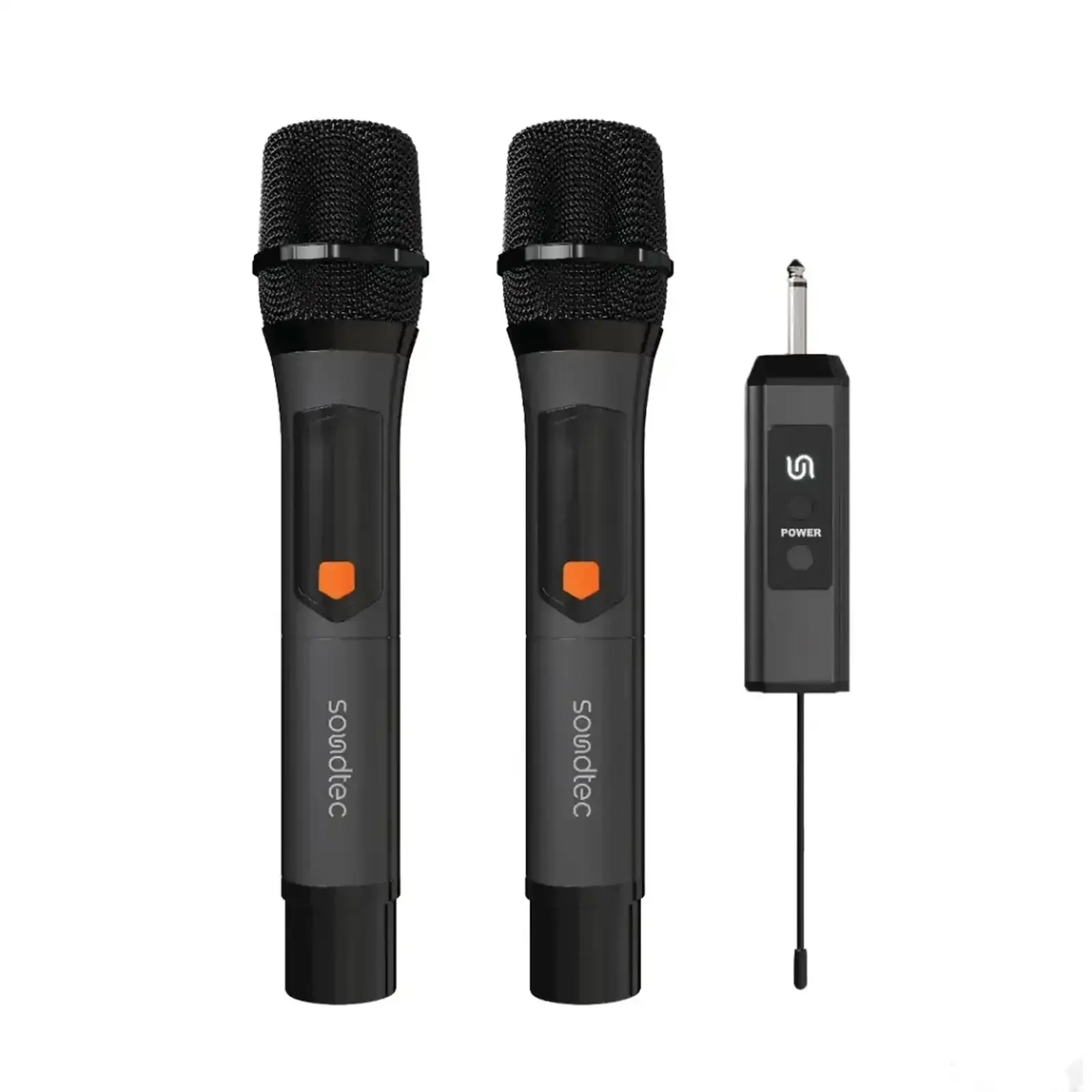 Беспроводной микрофон Porodo Soundtec Dual-Channel Handy Wireless Microphone Rec — фото 2