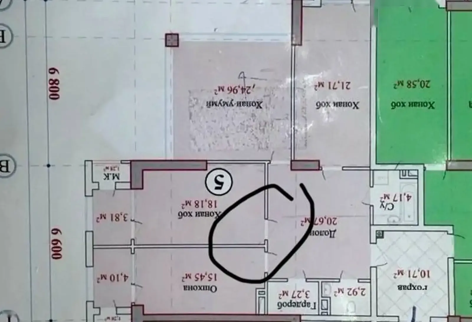 6-комн. квартира, 13 этаж, 247 м², И. Сомони