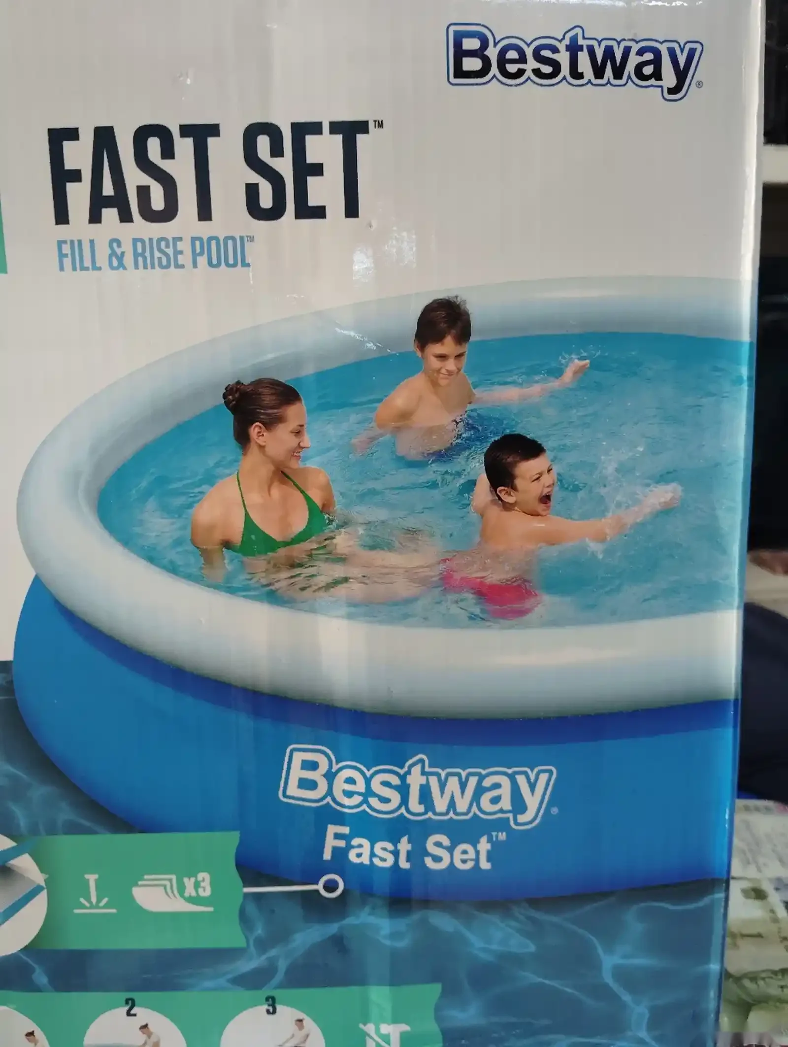 Надувной бассейн Bestway 366см — фото 2