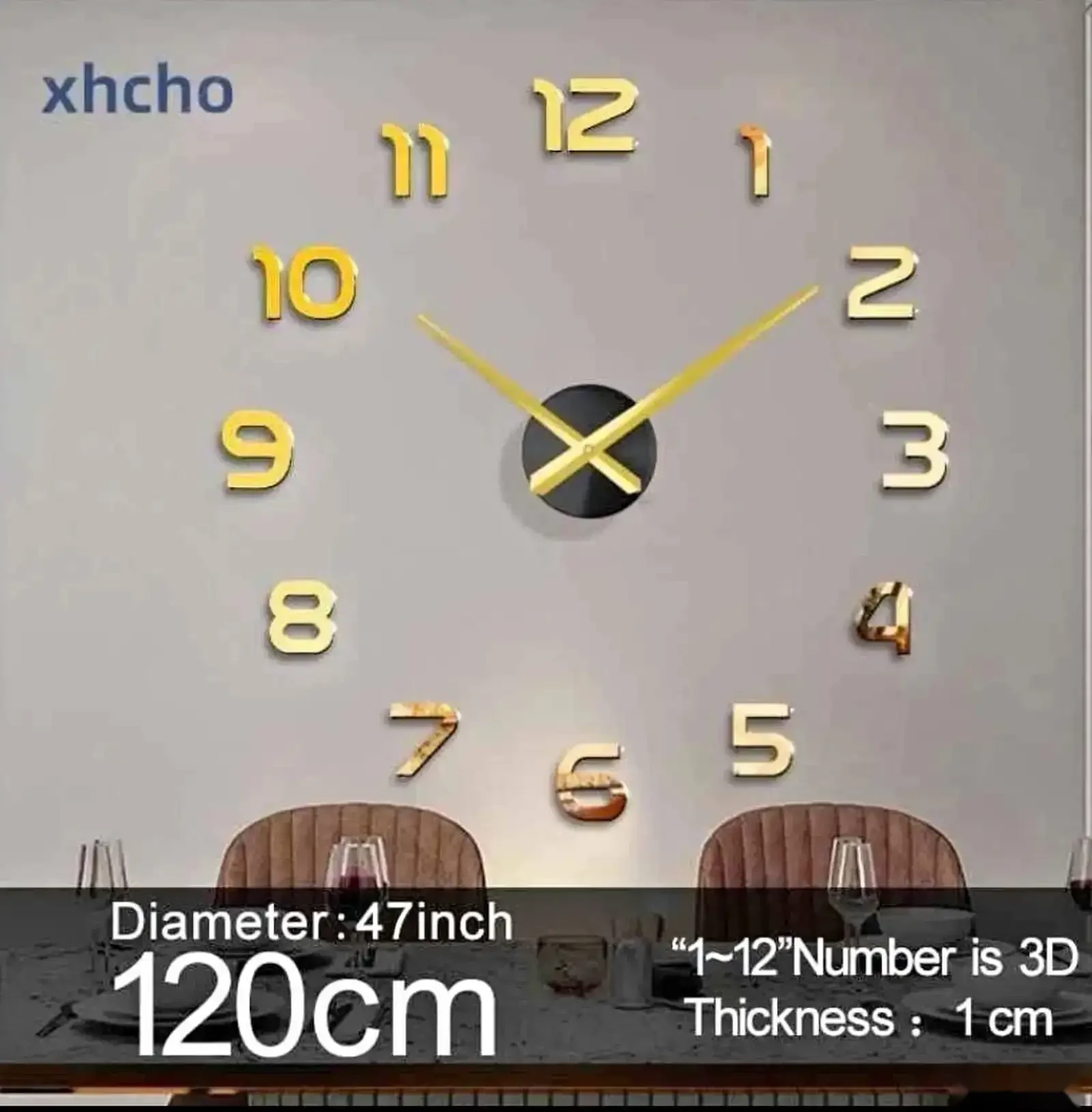 Настенные 3D часы — фото 6