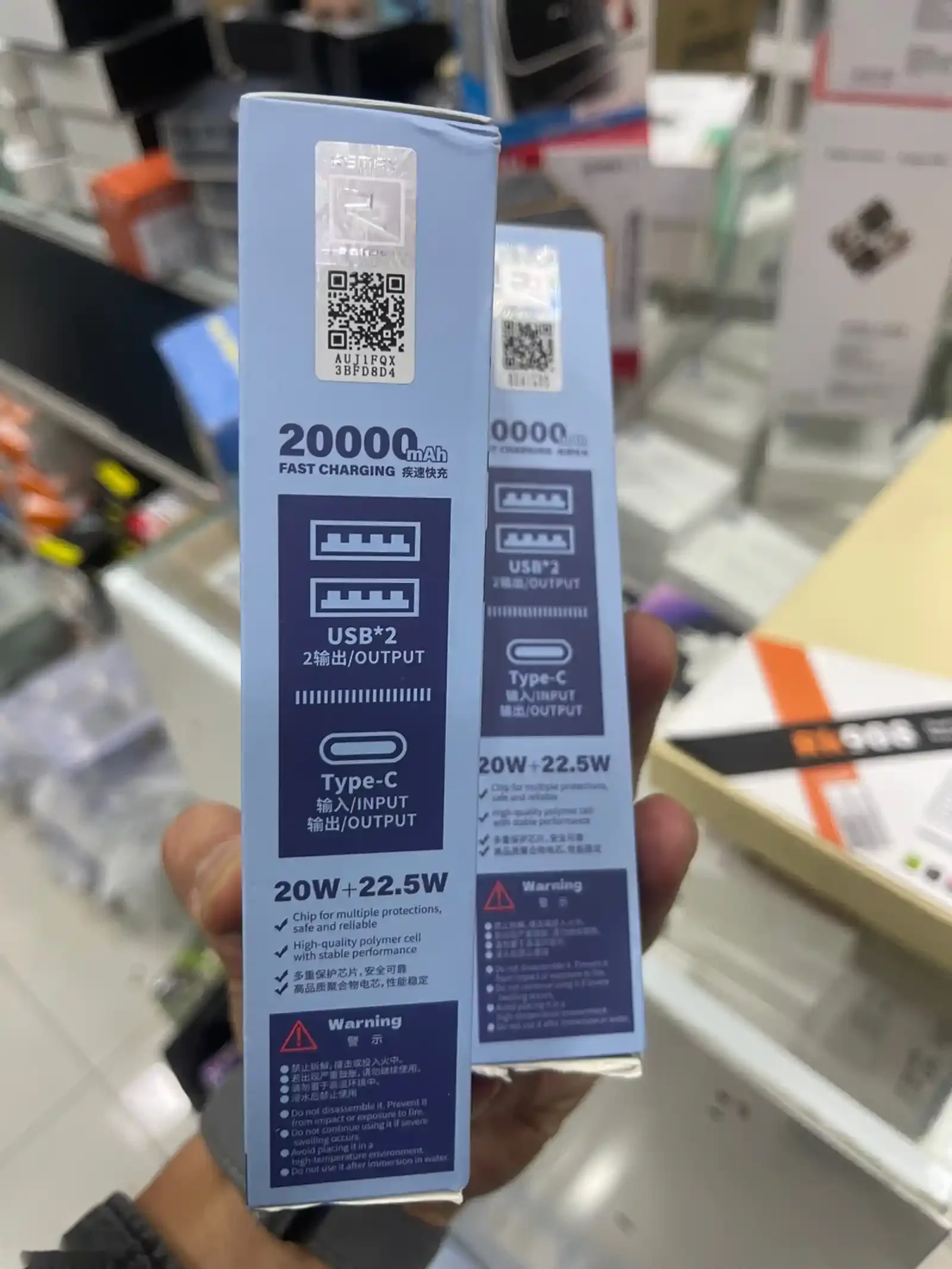 Внешний аккумулятор Powerbank Remax Flinc RPP-72, 20000мАч, 2хUSB 2.1А, Li-Pol — фото 2