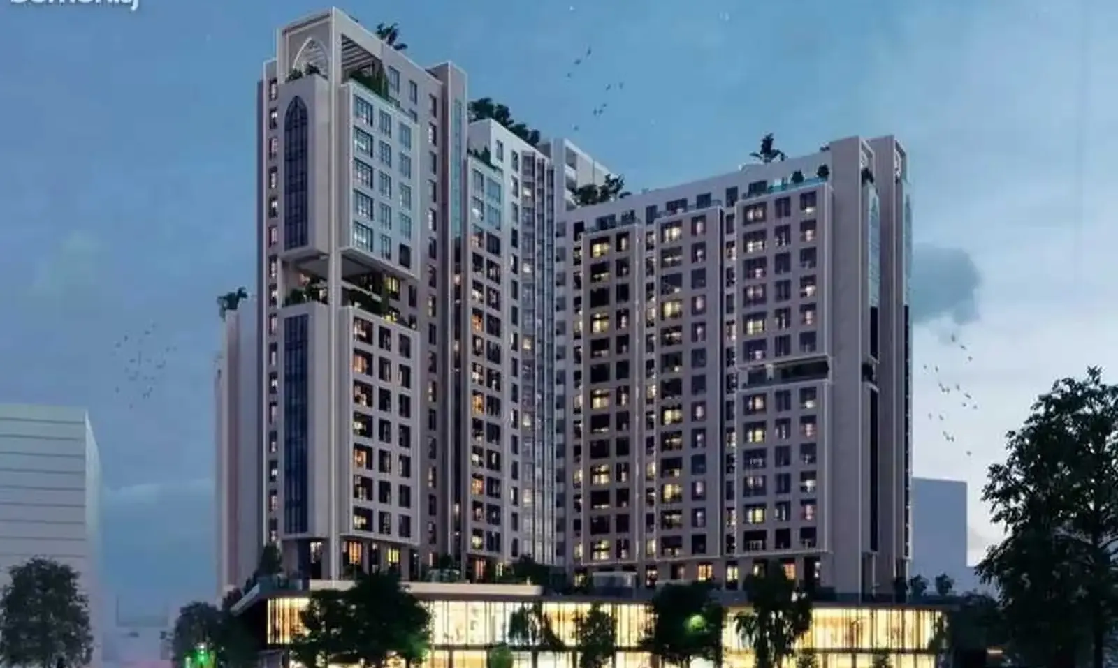4-комн. квартира, 13 этаж, 107 м², И. Сомонӣ