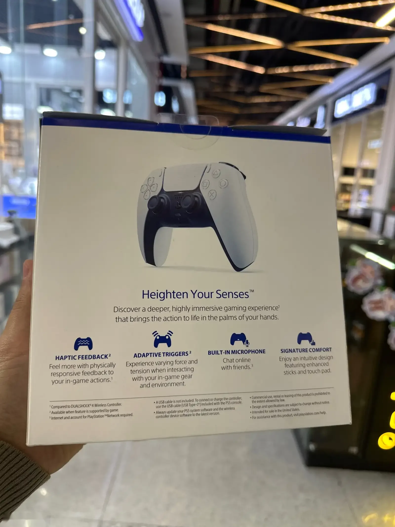 Геймпад PlayStation 5 Dual Sense Wireless Controller White Bluetooth белый — фото 2
