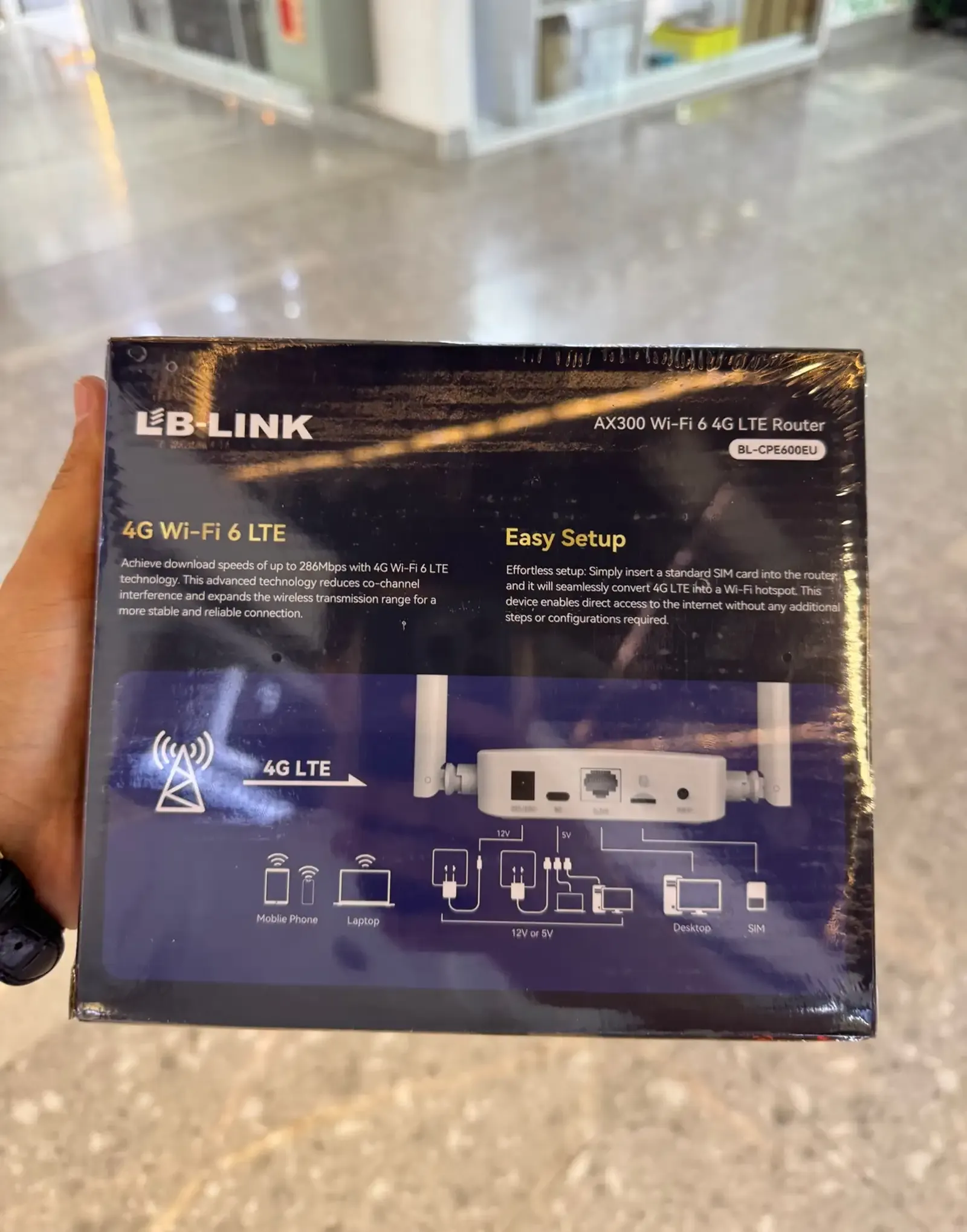 Роутер с сим-карта LB Link CPE 600 EU