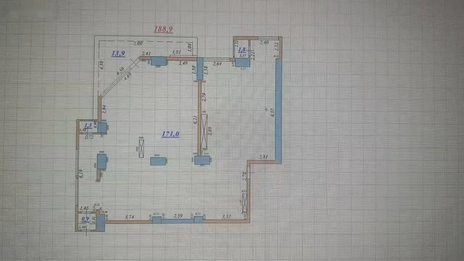 4-комн. квартира, 18 этаж, 171 м², н.Исмоили Сомони,Luxury Tower — фото 3