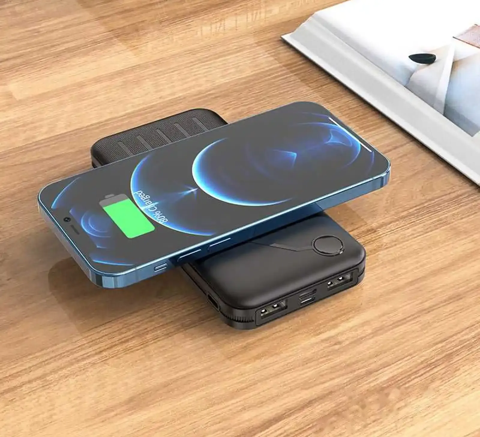 Портативный аккумулятор BJ7 Prospect 10000mAh с беспроводной зарядкой