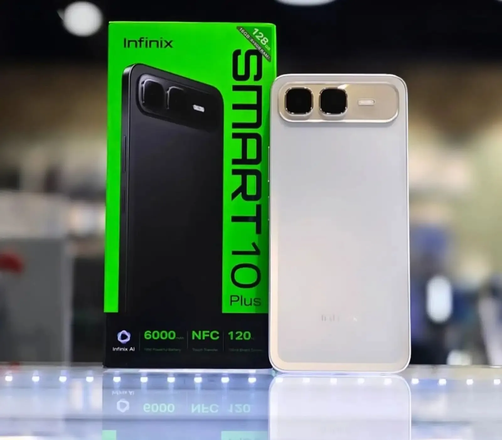 Infinix Smart 10 plus 8/128Gb blue 6000Мач