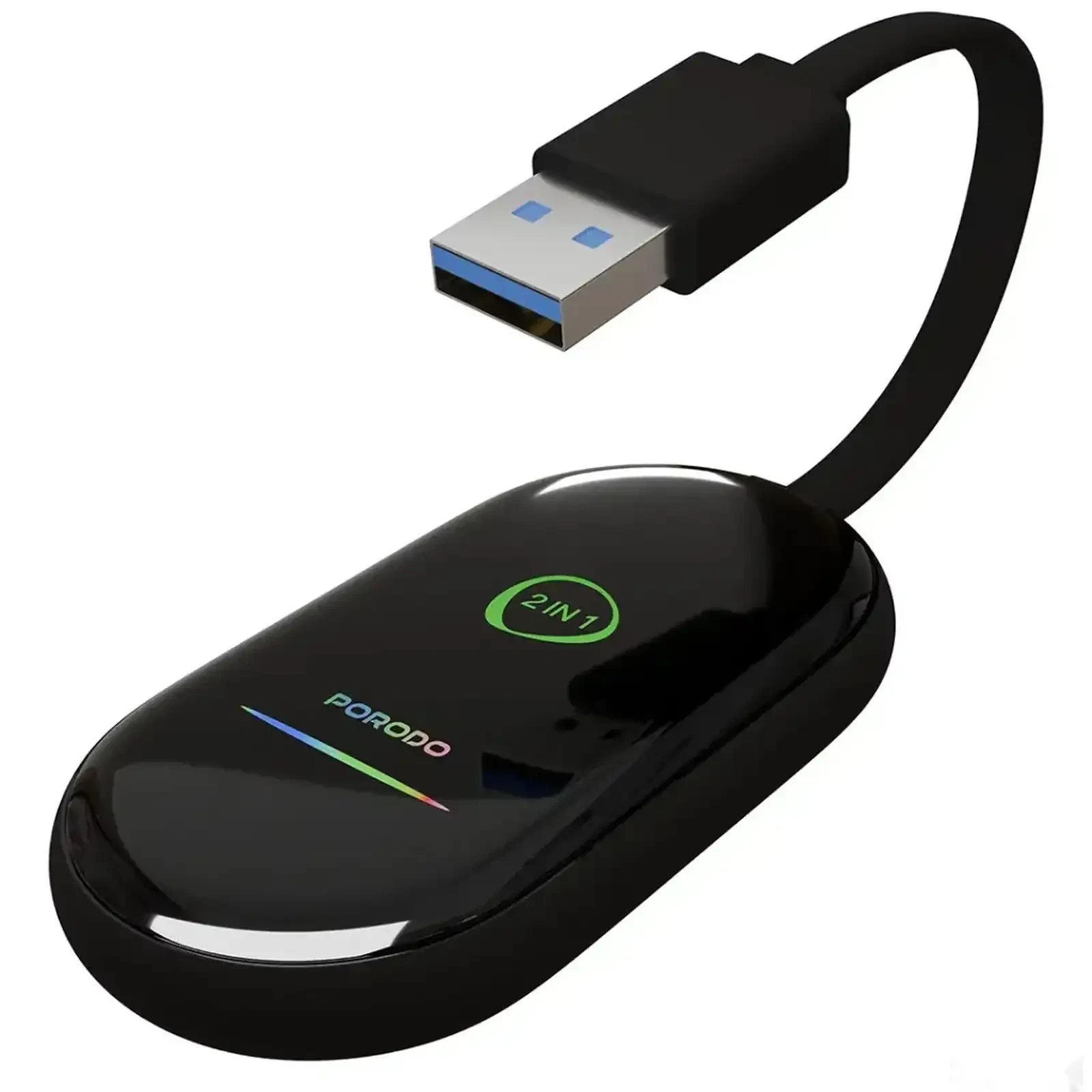 Беспроводной адаптер Porodo Play-X Wireless Carplay Adapter with Wi-Fi and Bluet — фото 2