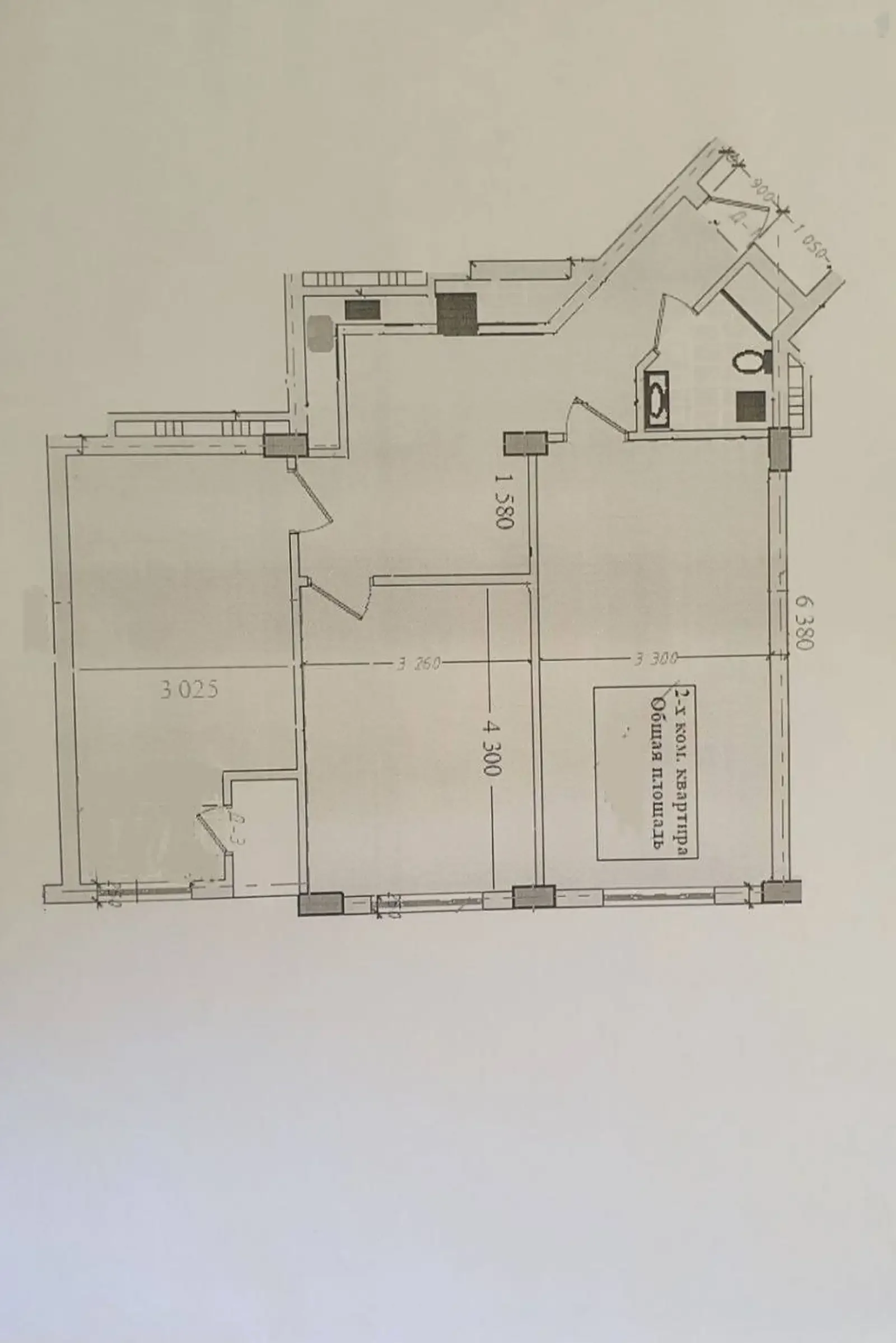 2-комн. квартира, 1 этаж, 74 м², Сомони, Сафо — фото 7