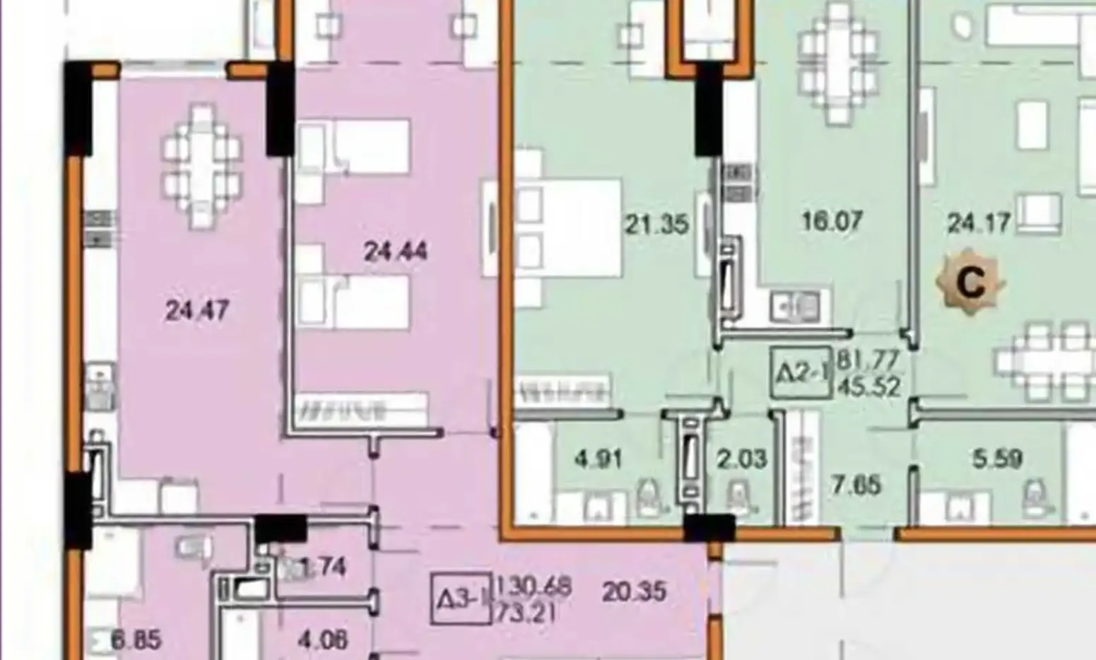 3-комн. квартира, 5 этаж, 130 м², И Сомонӣ
