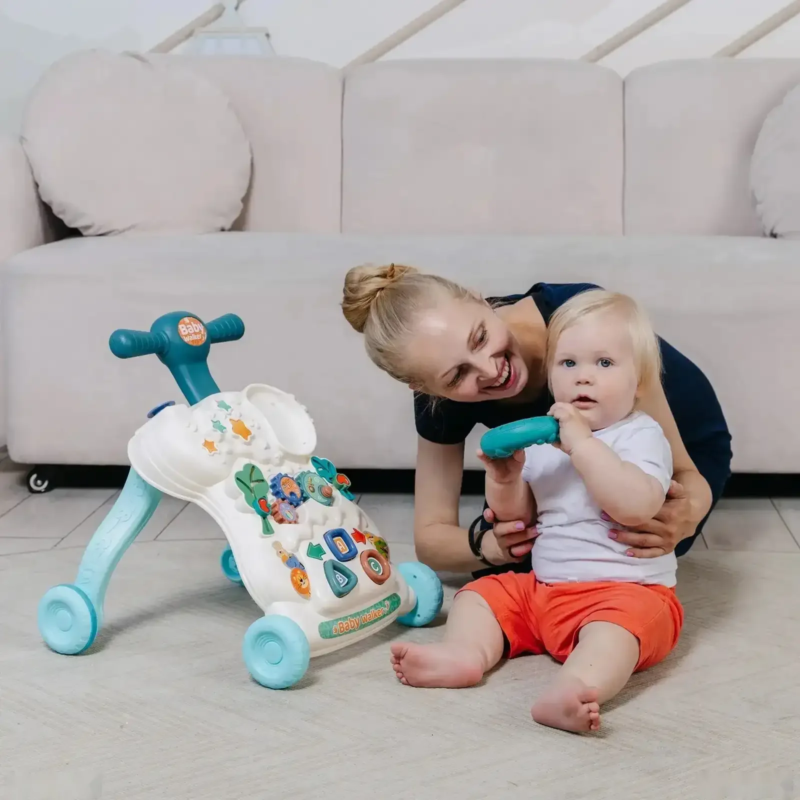 Ходунки-каталка BabyCare Spider — фото 4