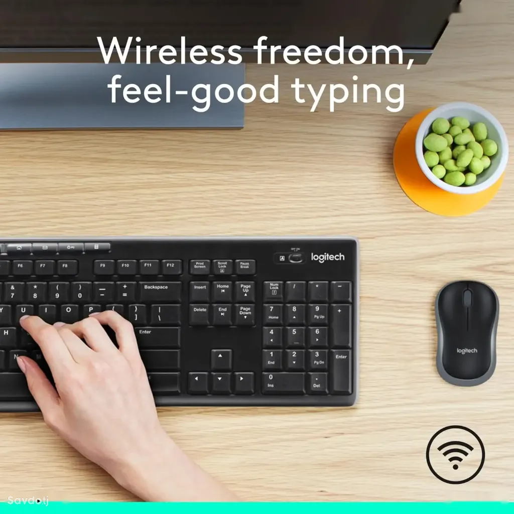 Комплект Logitech MK270 беспроводная клавиатура и мышь Black