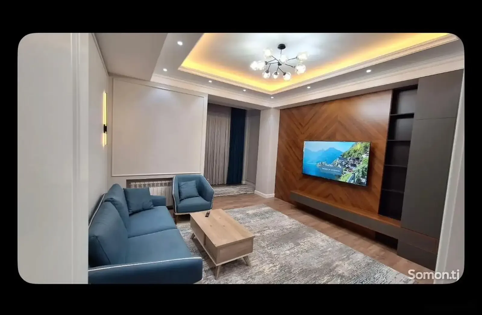2-комн. квартира, 10 этаж, 60м², Сомони — фото 4