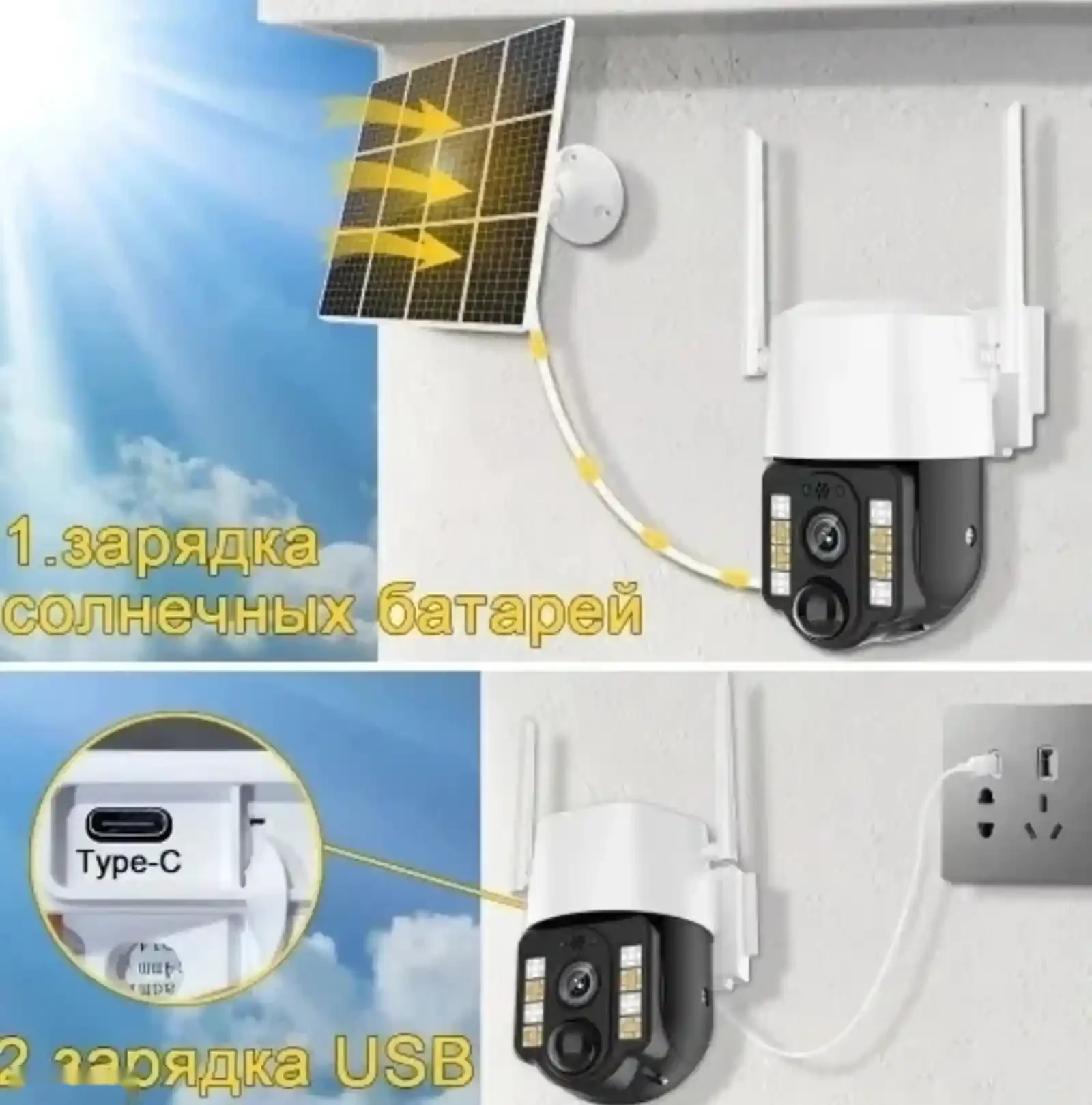 Солнечная камера 4G PTZ — фото 4