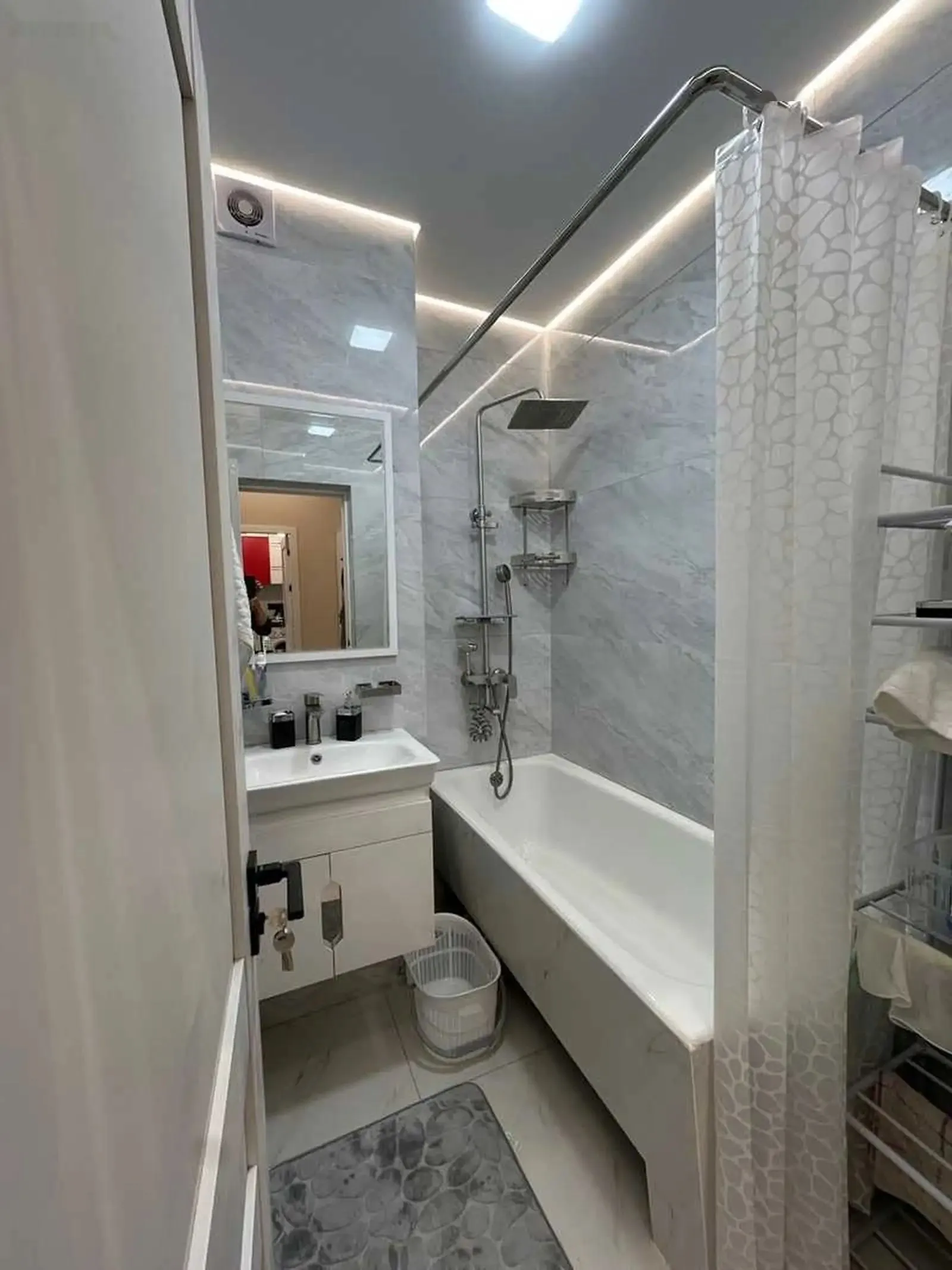 2-комн. квартира, 9 этаж, 60м², Сомони, пушти овир