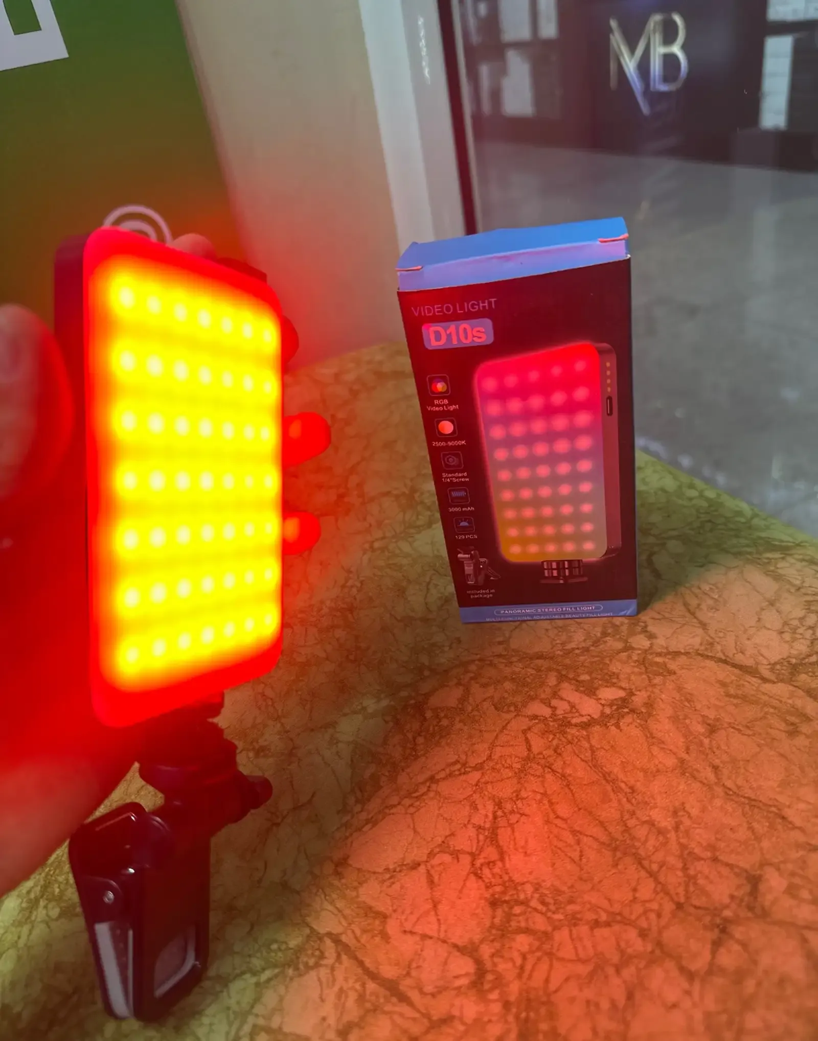 Накамерный свет RGB D10S