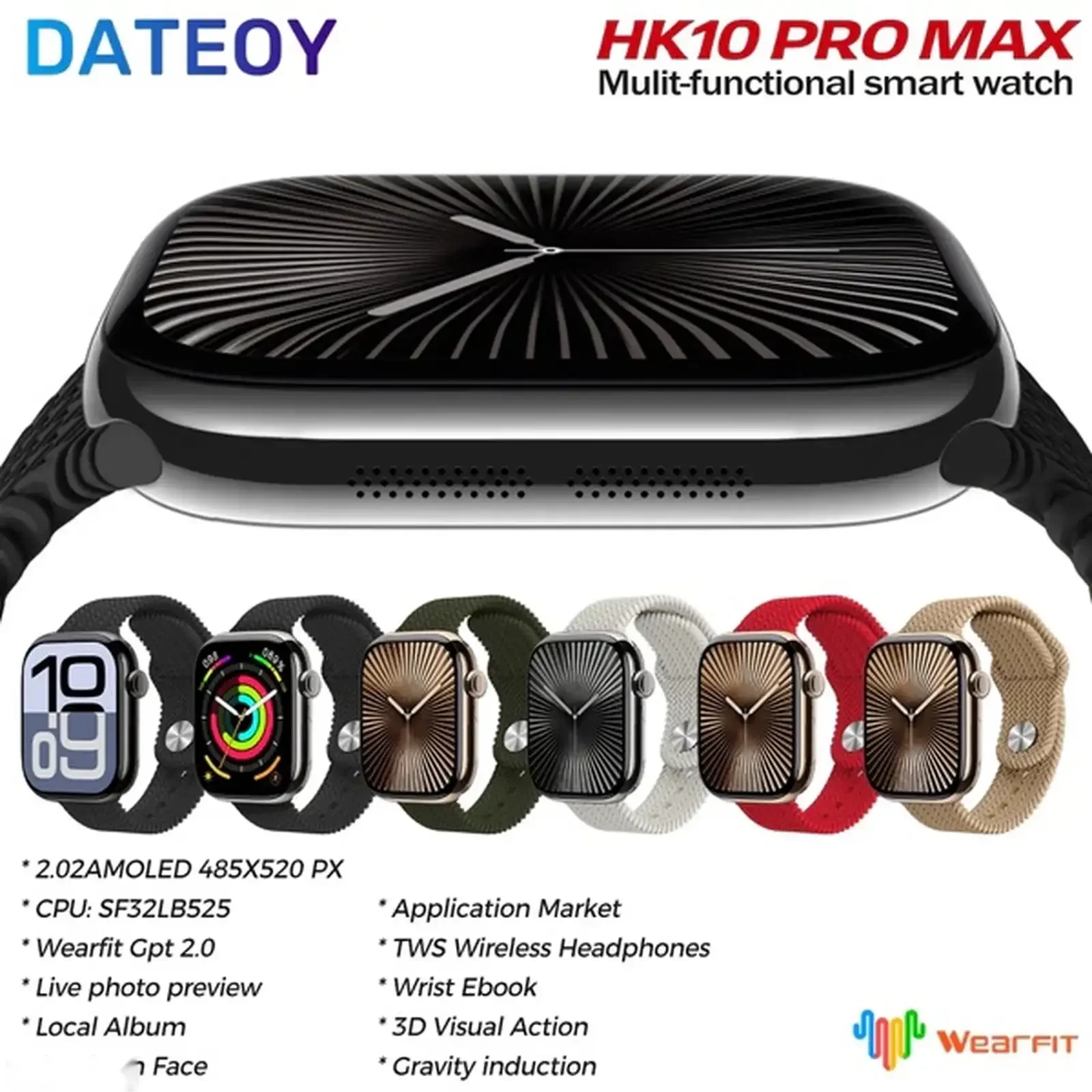 Умные часы HK 10 Pro Max — фото 4