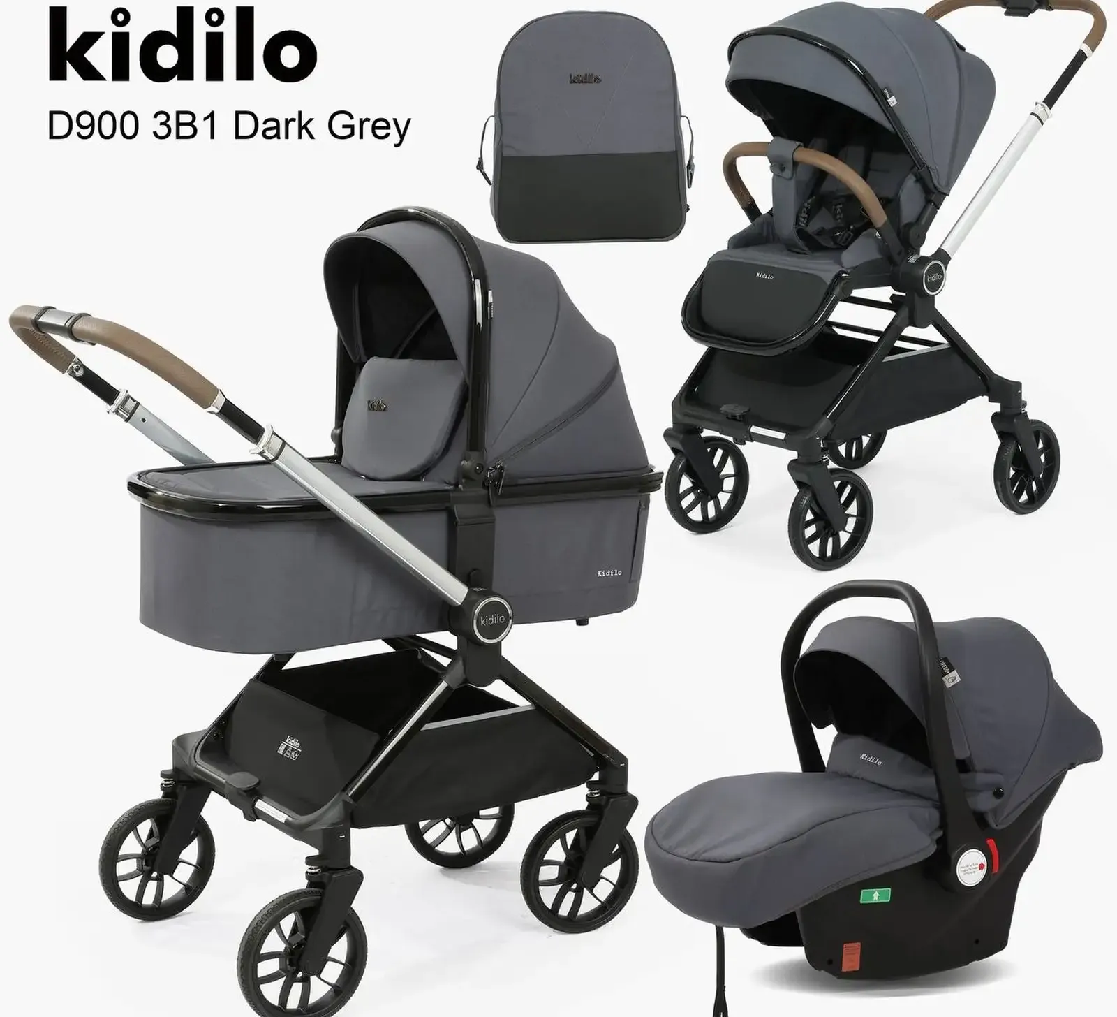 Коляска Kidilo 3в1