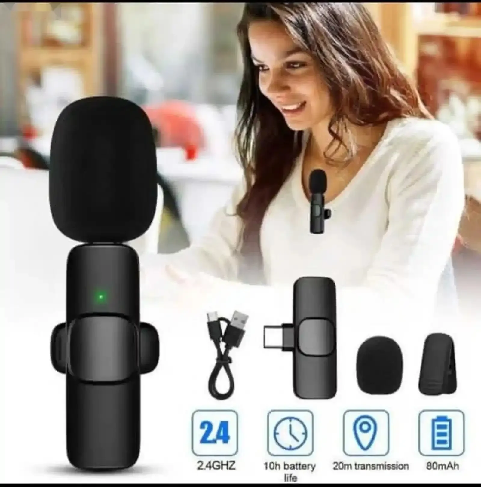 Микрофон для телефона 2 in 1 — фото 5