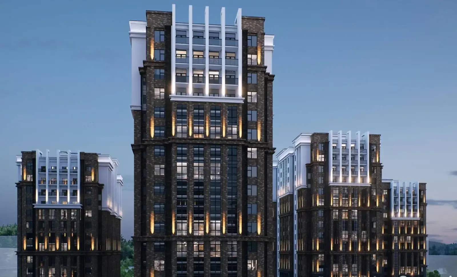 2-комн. квартира, 18 этаж, 78 м², Сино