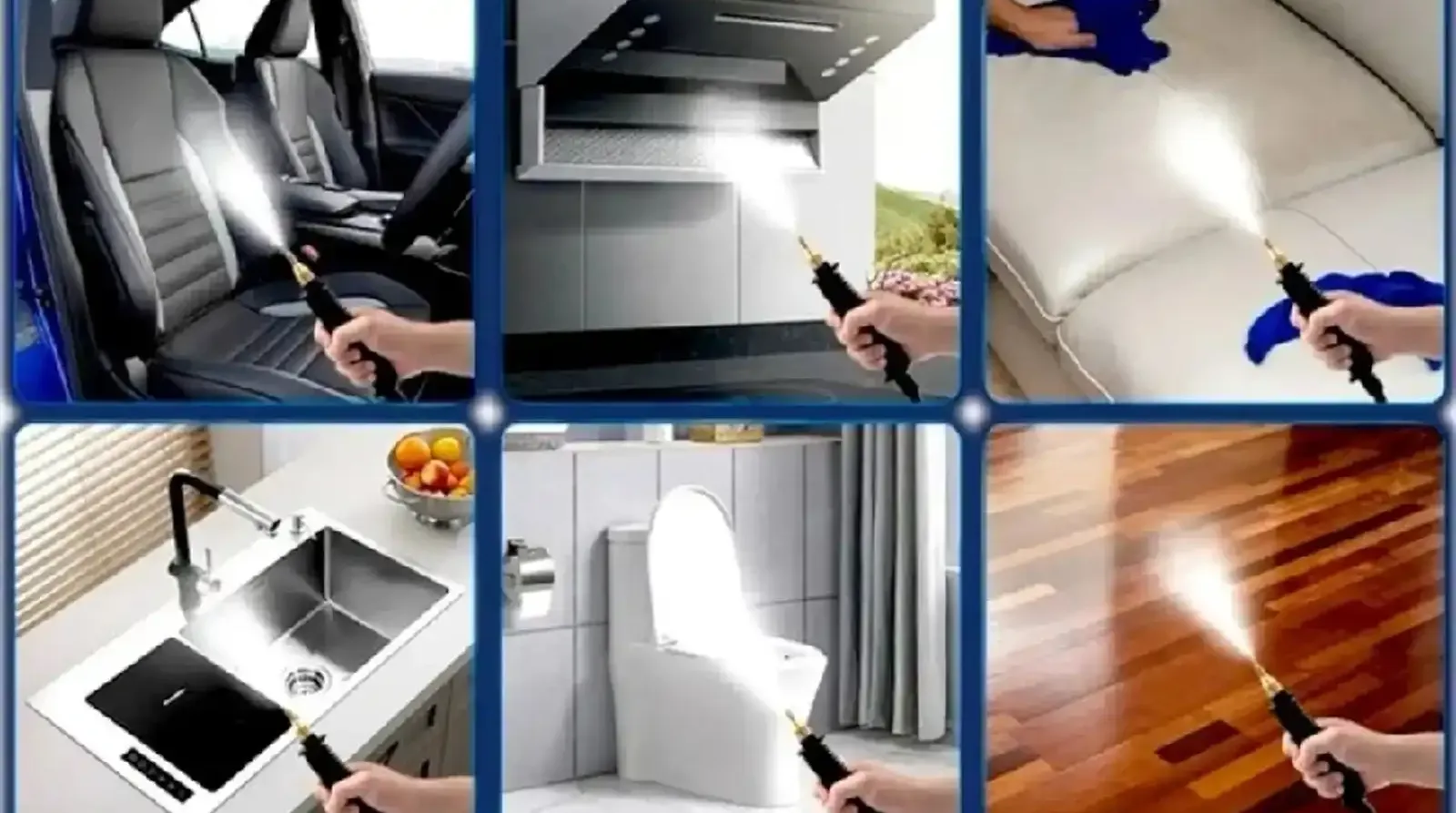 Пароочиститель 2500Вт CleanJet Turbo