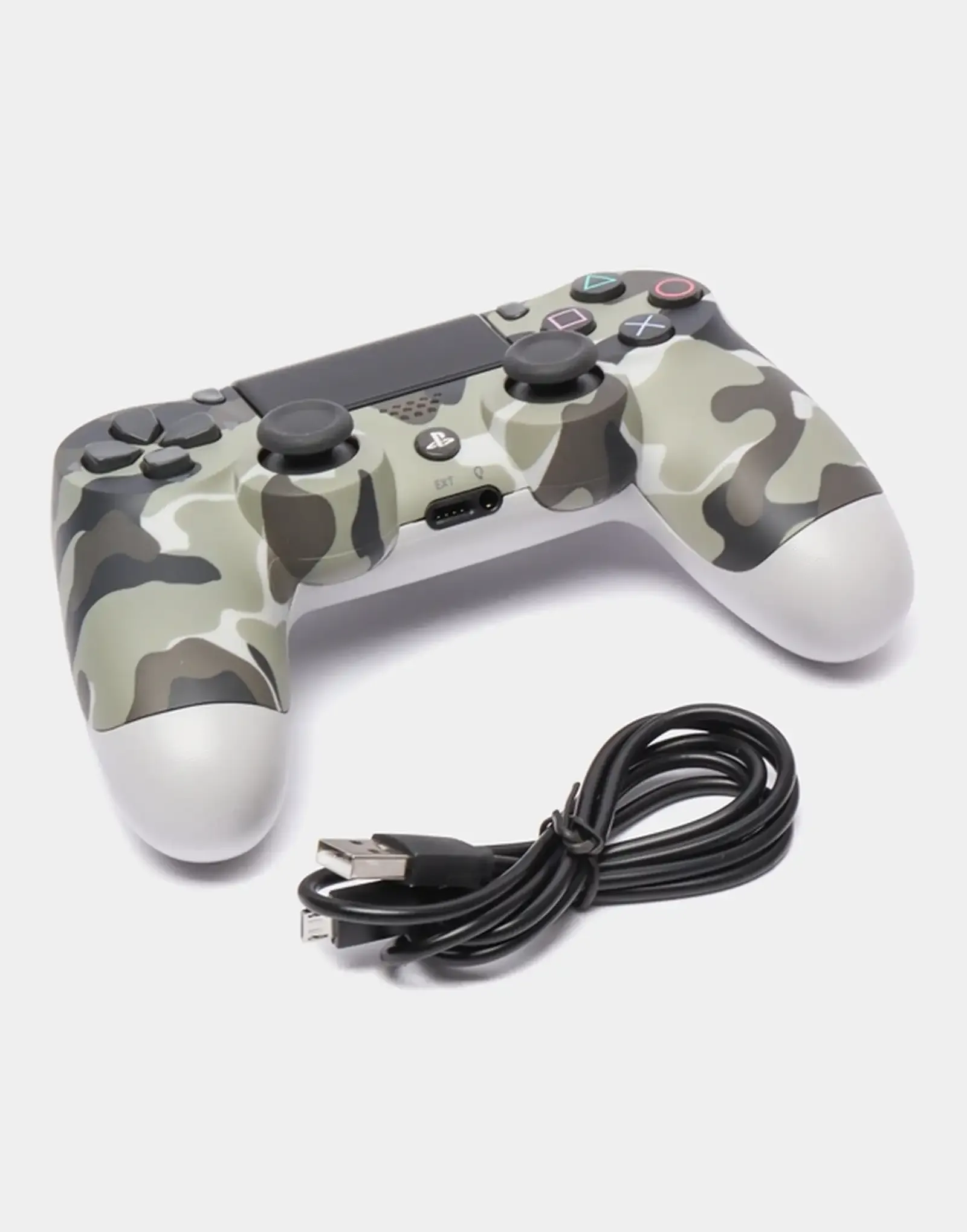 Геймпад джойстик Sony DualShock 4 для PS4 хаки и серый