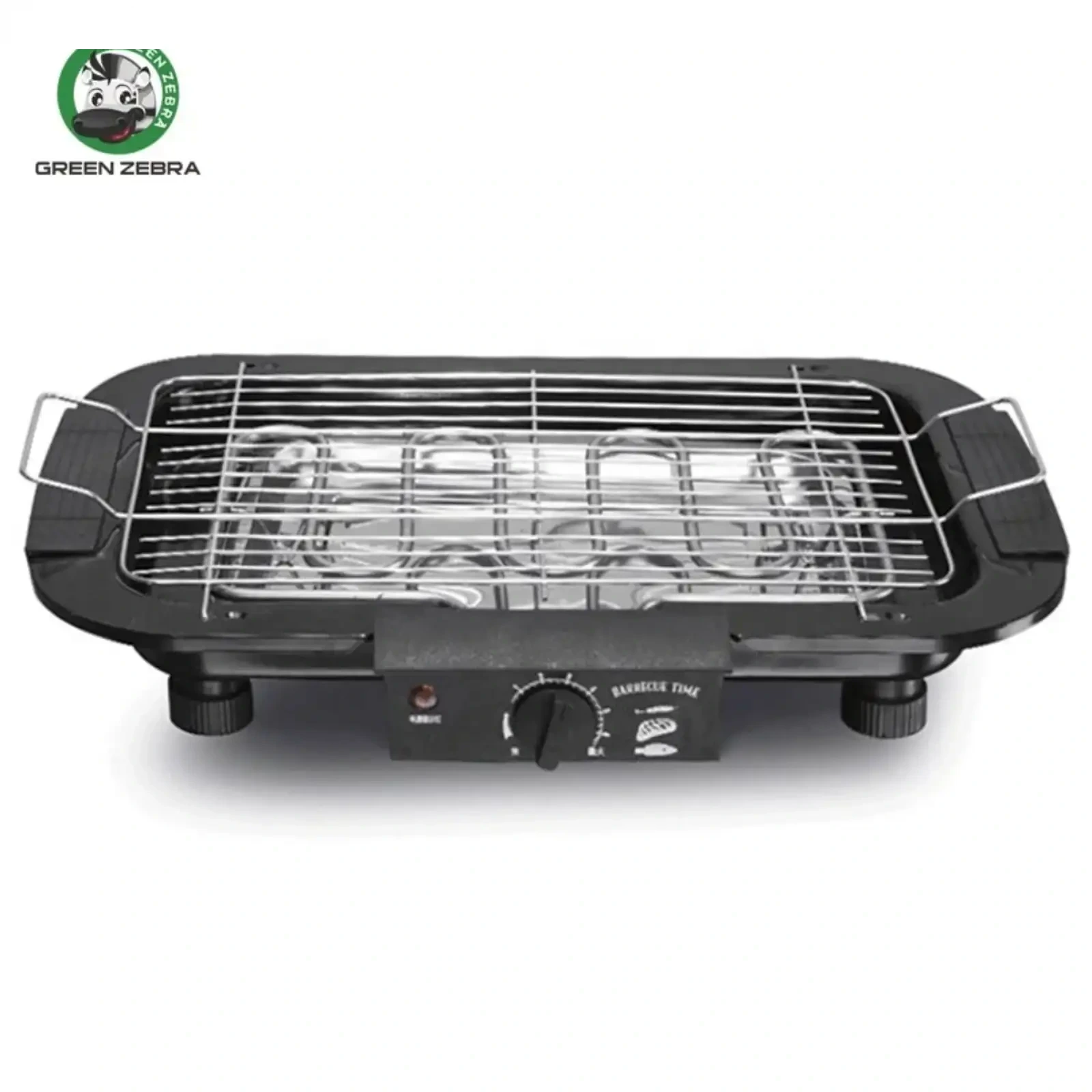 Электрический Мангал-барбекю-гриль BBQ 2000W Черный