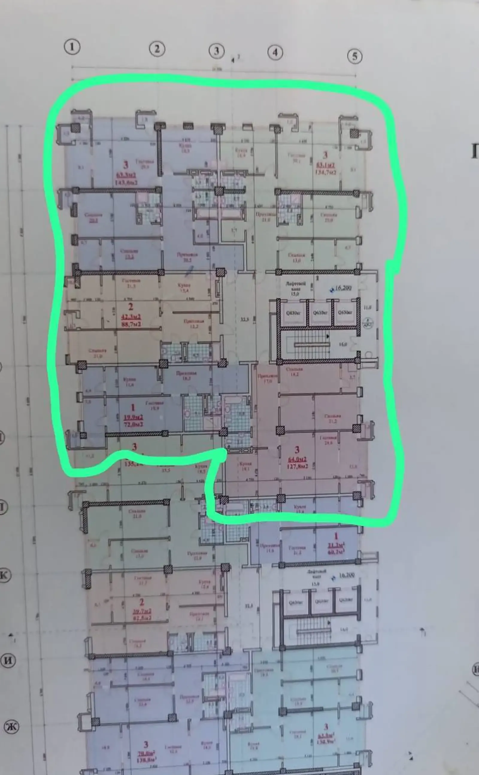 6-комн. квартира, 11 этаж, 566 м², И Сомони