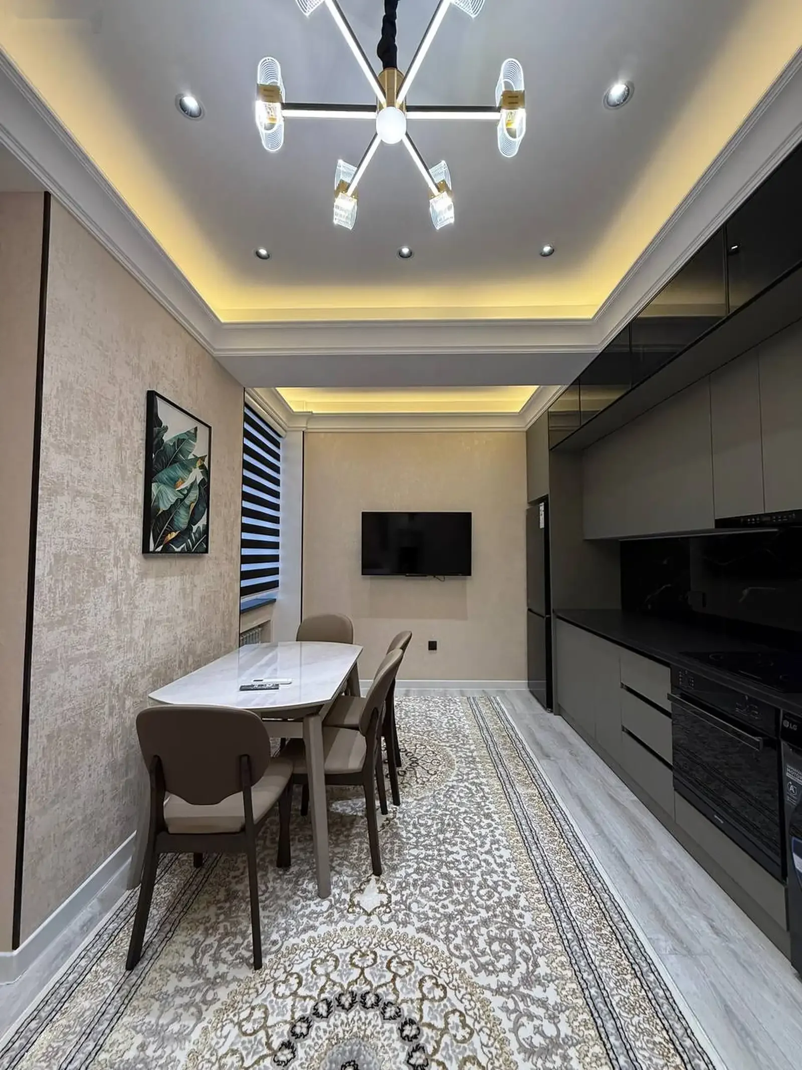 2-комн. квартира, 12 этаж, 91 м², Исмоили Сомони, Северный, дом Ёвар — фото 2