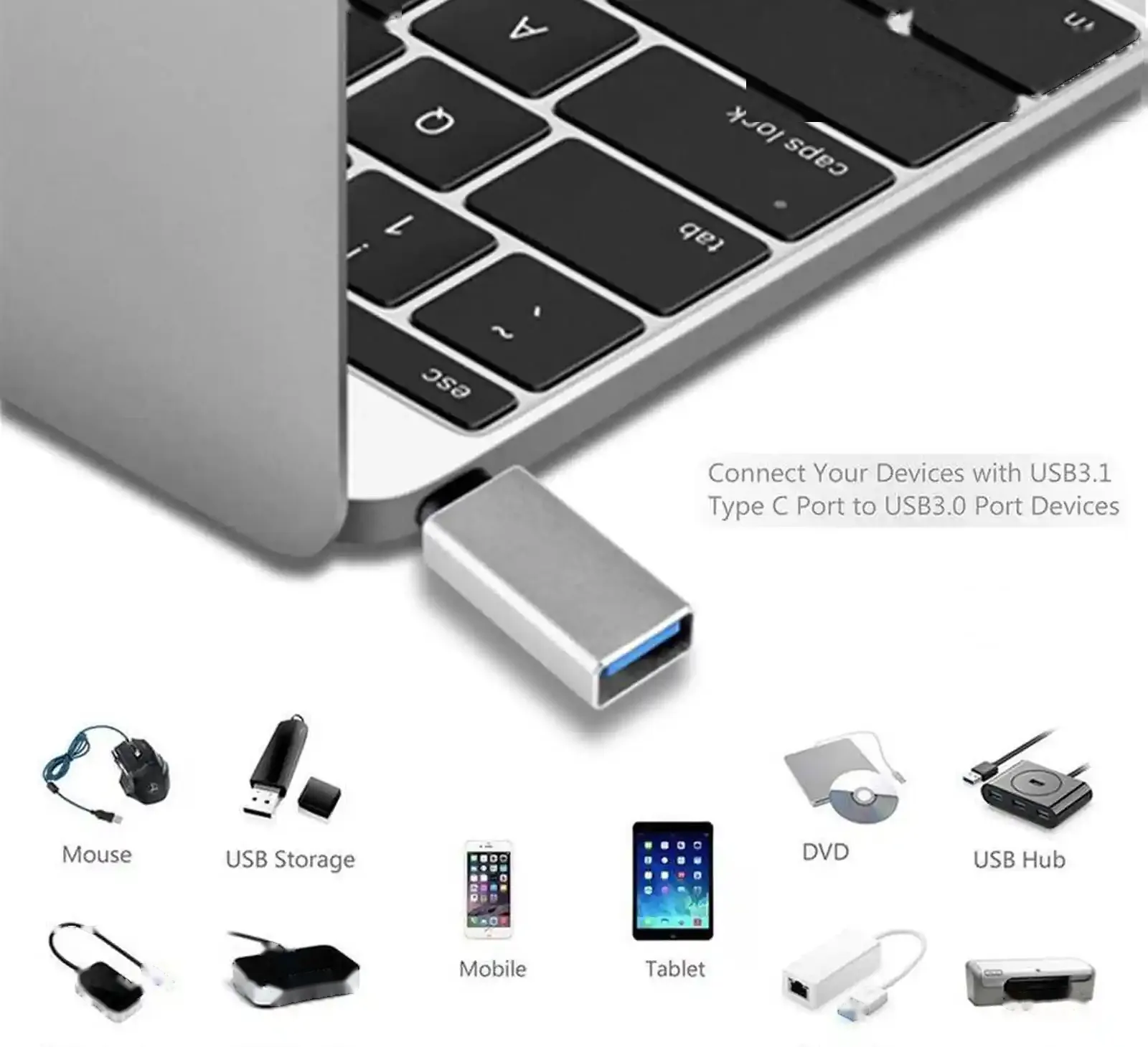OTG-адаптер type-C to USB Remax