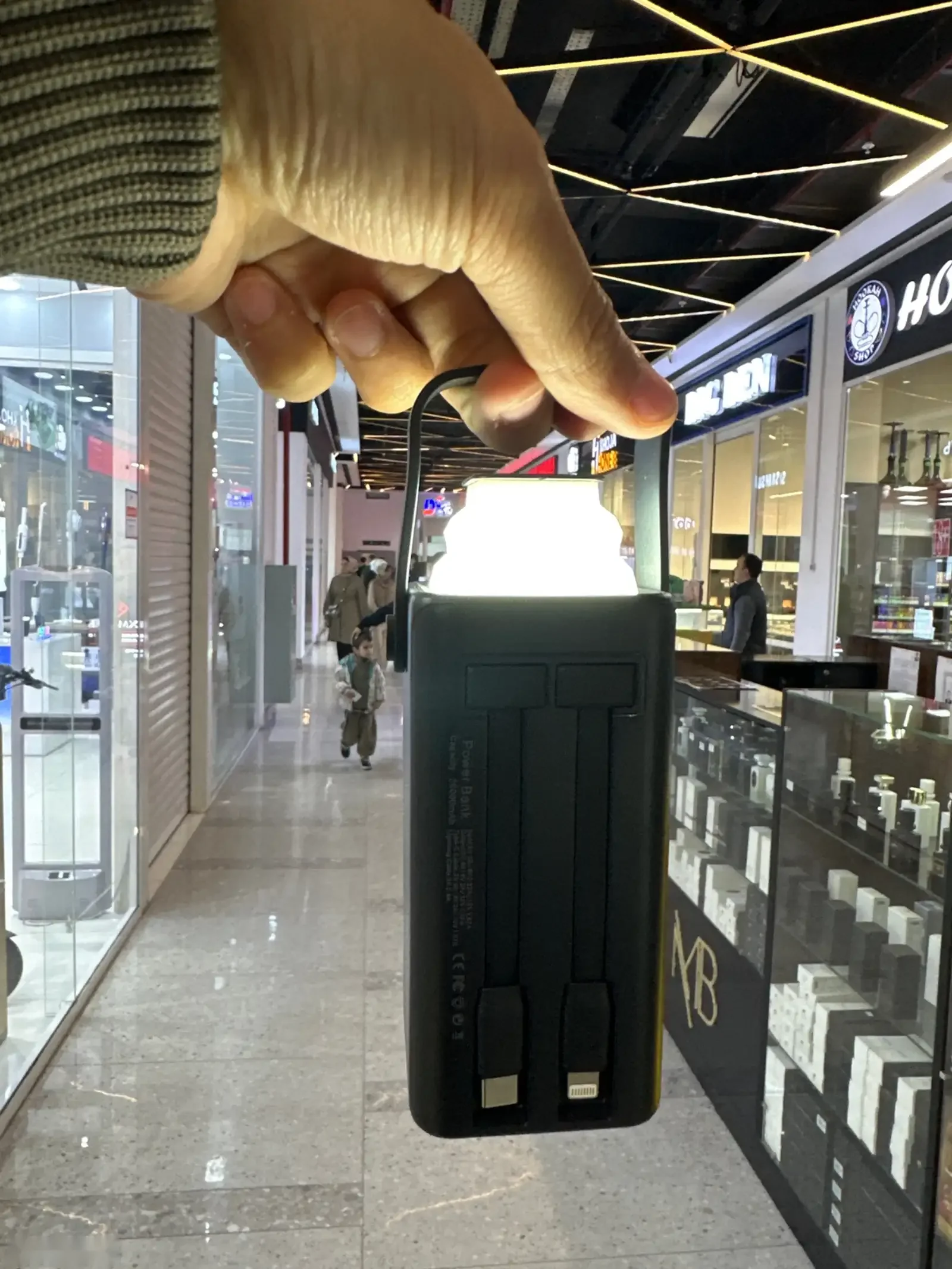 Внешний аккумулятор с фонариком Mars Powerbank 20000 mah — фото 2