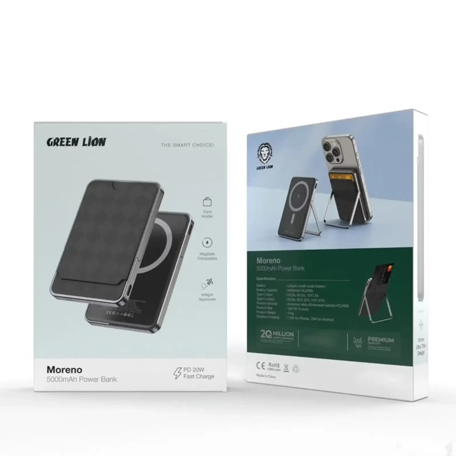 Повербанк Green Lion Moreno 5000mAh — фото 2