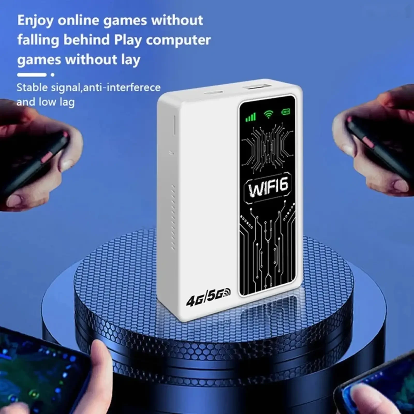 Беспроводной PowerBank Wi-Fi Роутер Карманный 4G LTE — фото 5
