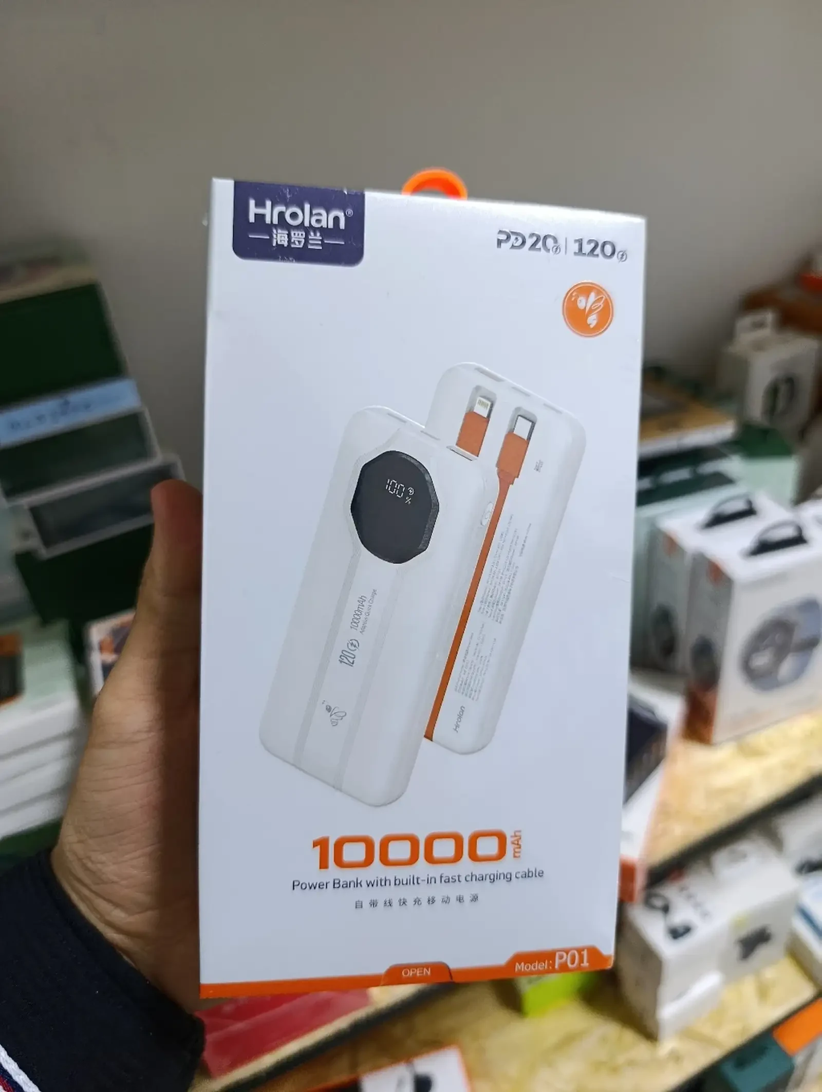 Внешний аккумулятор Hrolan P01 10000mAh — фото 2