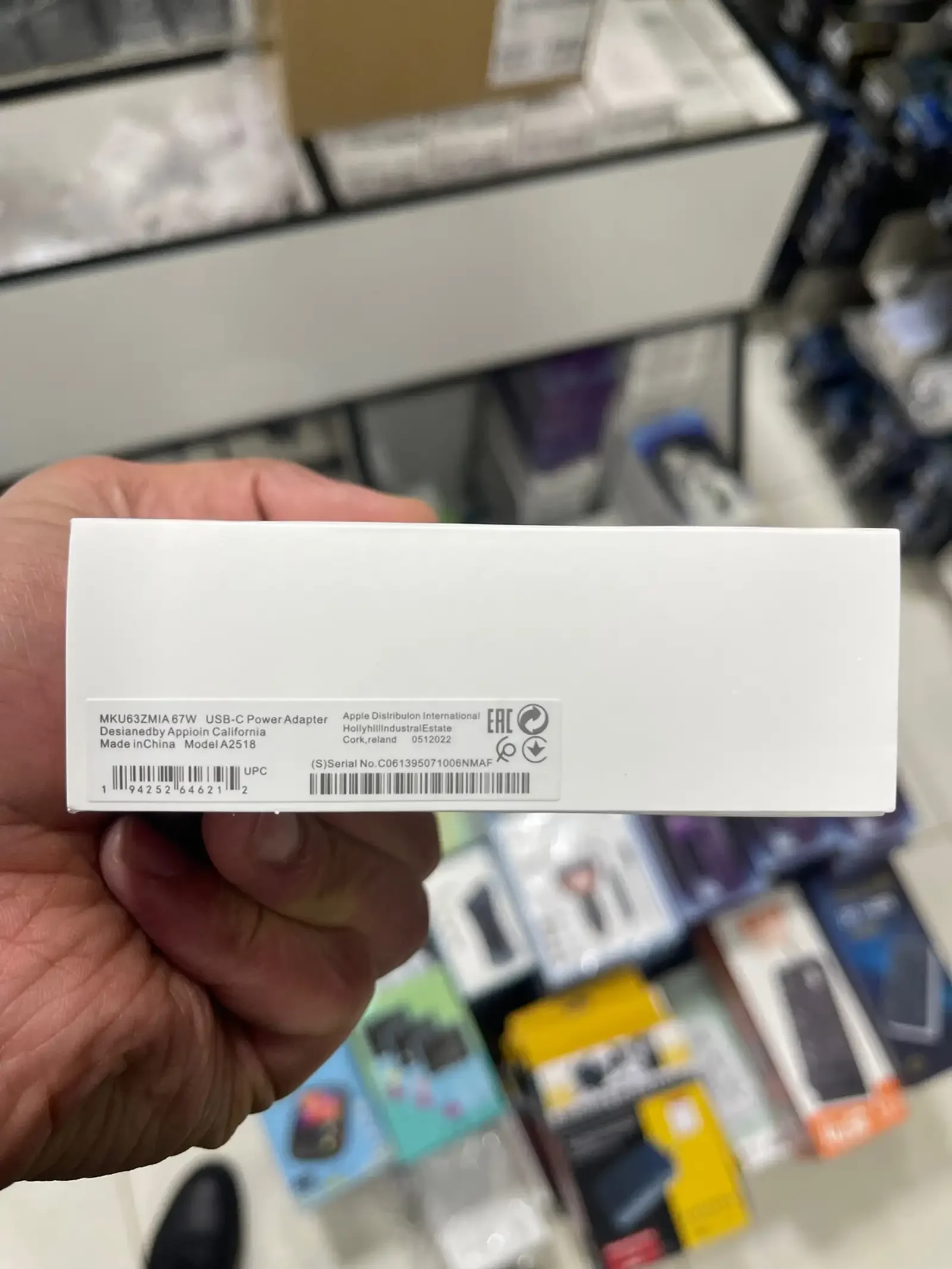 Зарядное устройство Apple USB-C Power Adapter 67W — фото 2