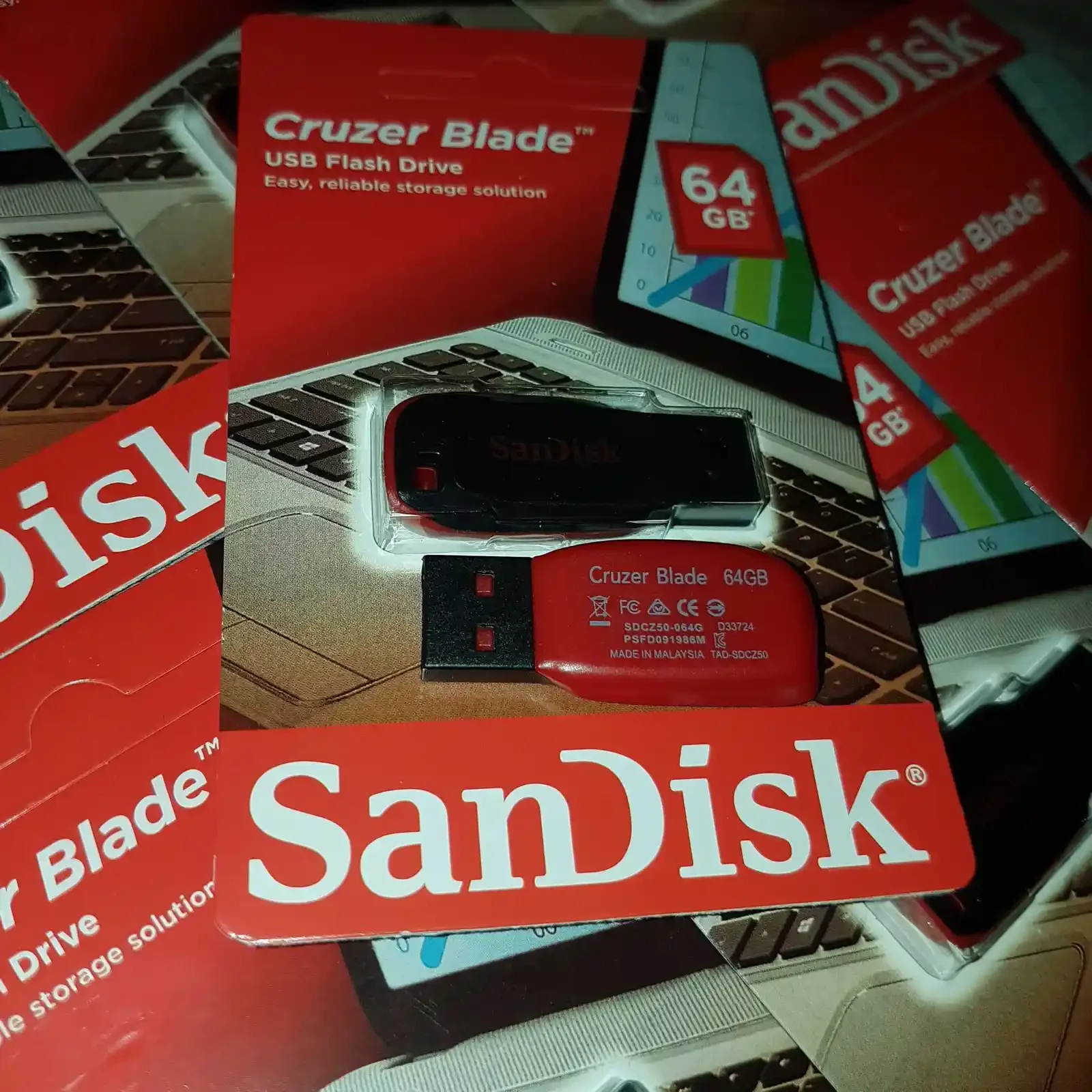 USB флешка Cruze Black 64Gb — фото 3