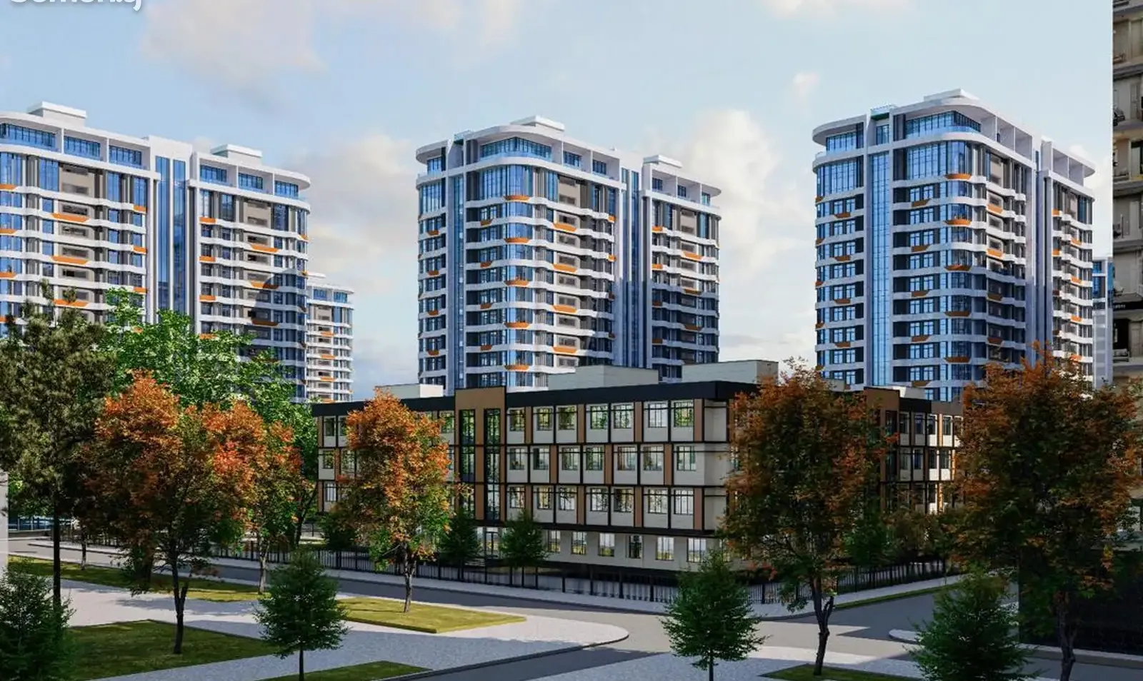 3-комн. квартира, 7 этаж, 92 м², И. Сомони, Ашан