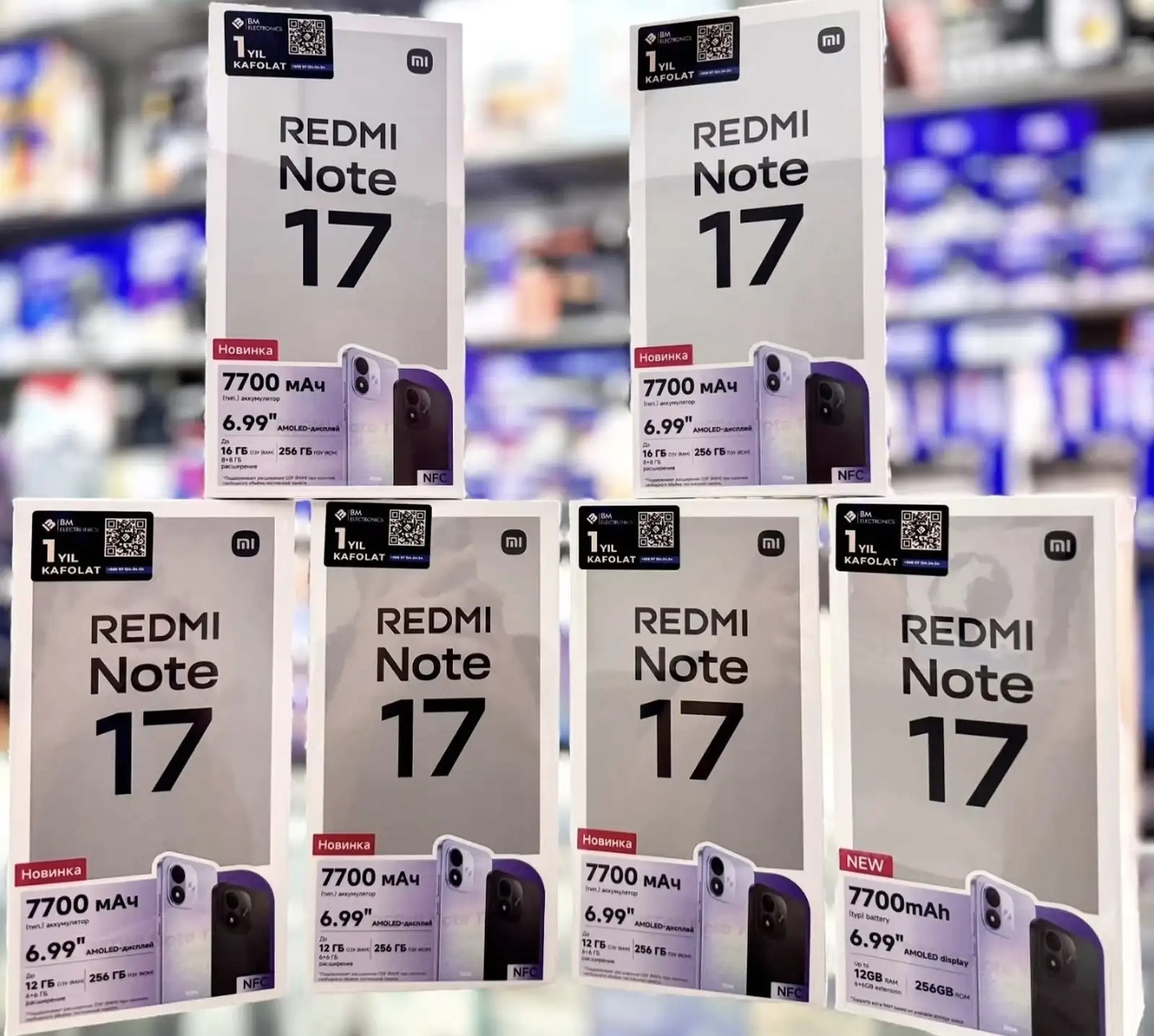 Xiaomi Redmi Note 17 6+3/256gb