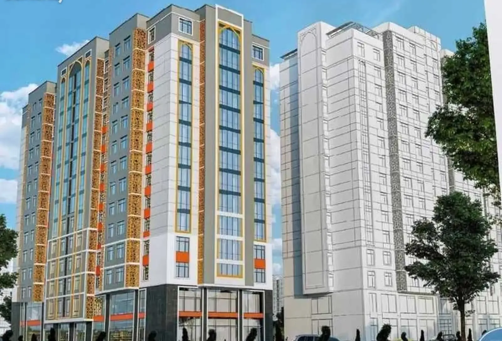2-комн. квартира, 9 этаж, 95 м², И Сомонӣ