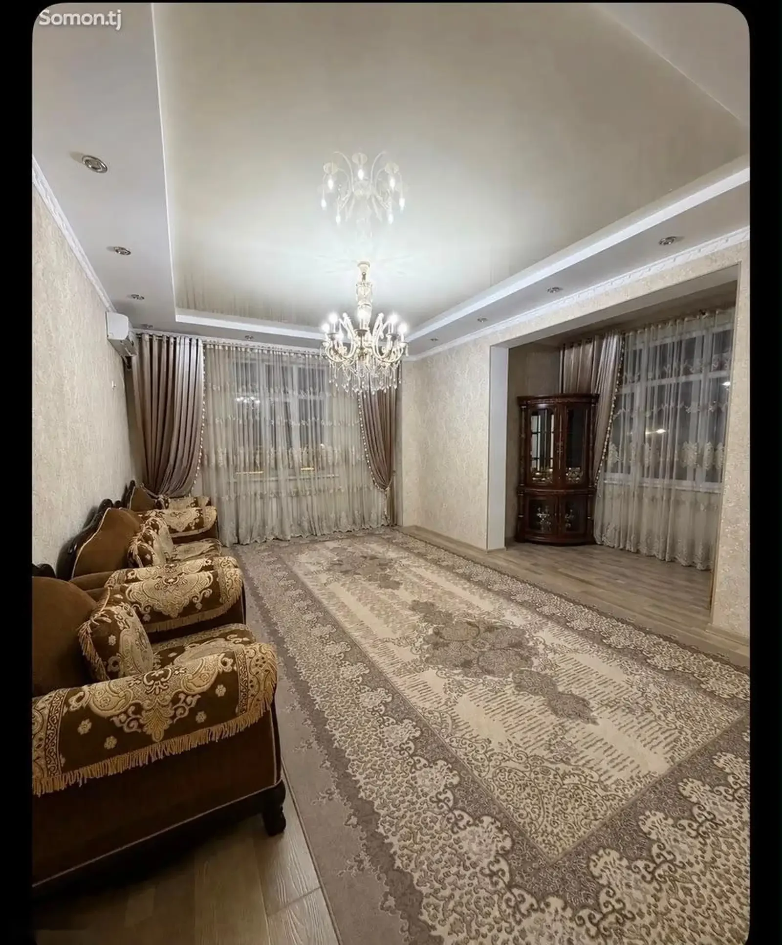 2-комн. квартира, 3 этаж, 90м², сомони — фото 5
